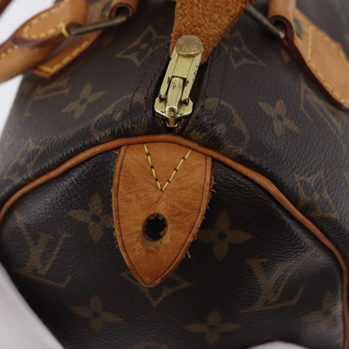 LOUIS VUITTON Monogram Speedy 25 Hand Bag M41528 LV Auth ka5943V