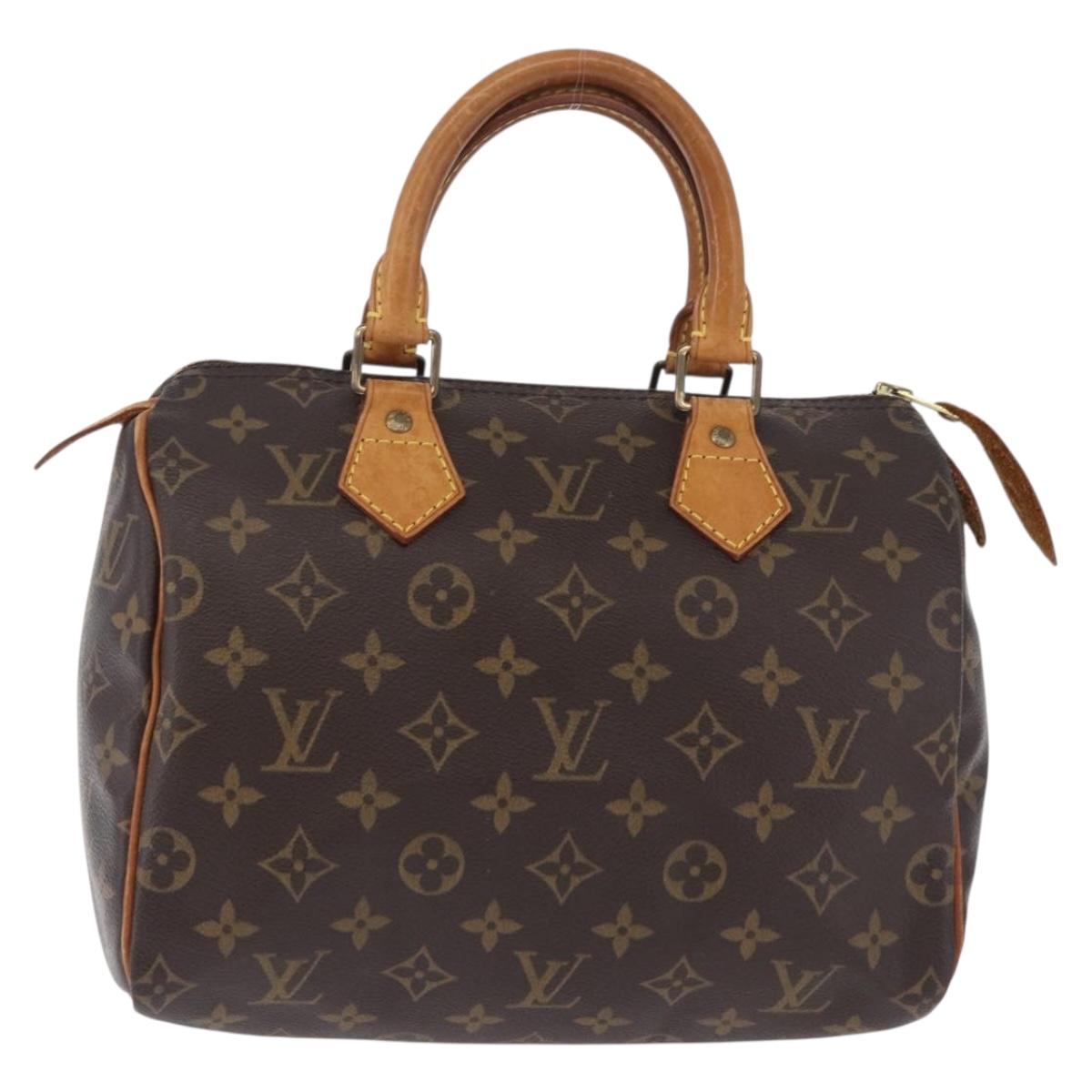 LOUIS VUITTON Monogram Speedy 25 Hand Bag M41528 LV Auth ka5943V