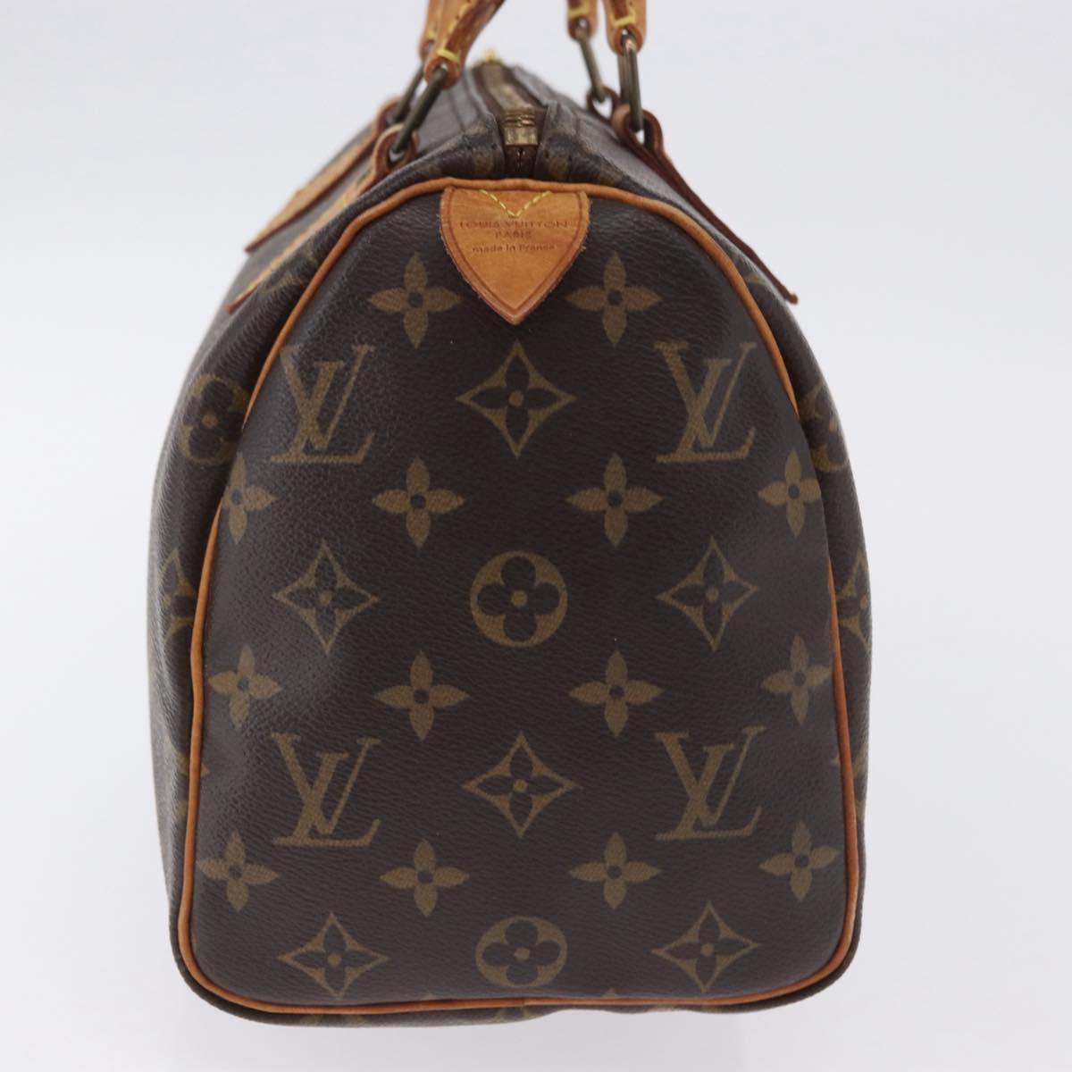 LOUIS VUITTON Monogram Speedy 25 Hand Bag M41528 LV Auth ka5943V