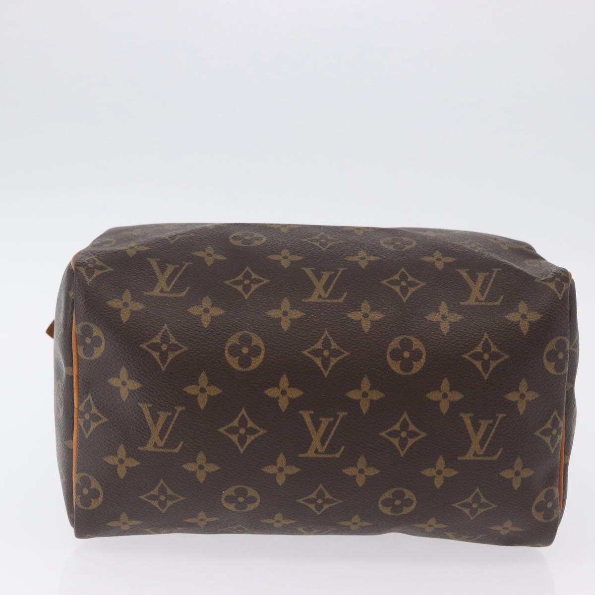 LOUIS VUITTON Monogram Speedy 25 Hand Bag M41528 LV Auth ka5943V