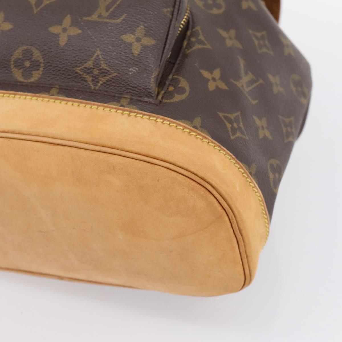 LOUIS VUITTON Monogram Montsouris MM Backpack M51136 LV Auth ka5964
