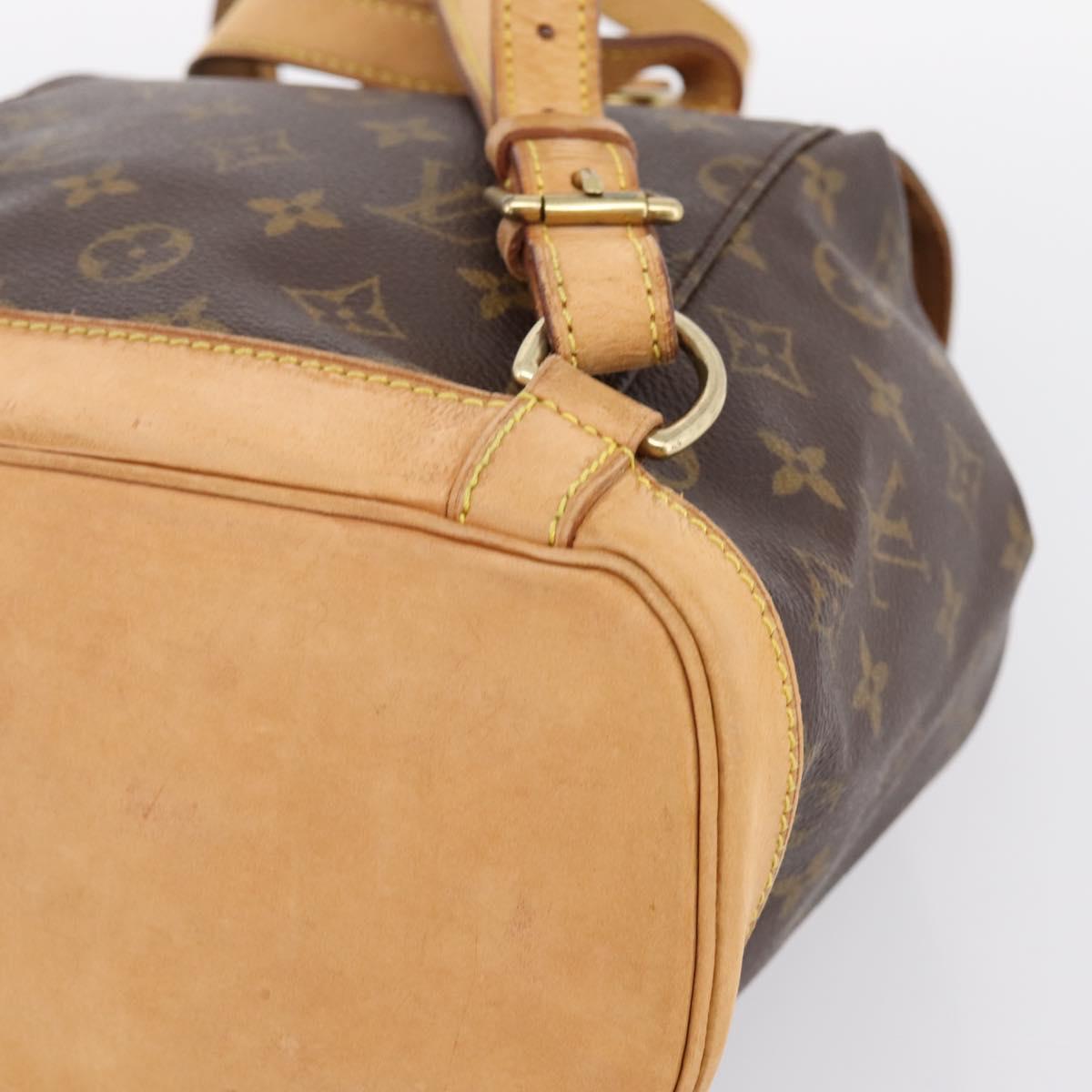 LOUIS VUITTON Monogram Montsouris MM Backpack M51136 LV Auth ka5964