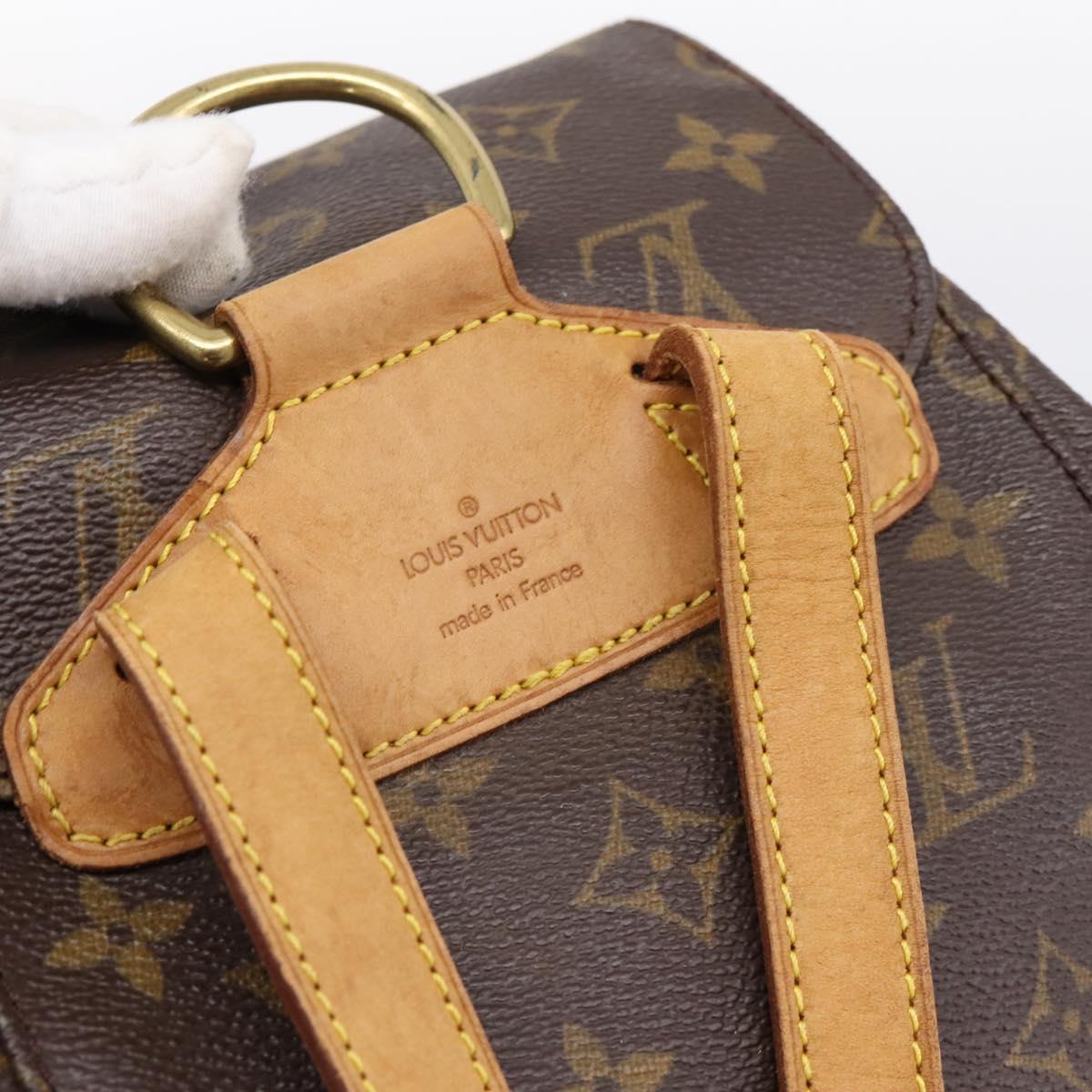 LOUIS VUITTON Monogram Montsouris MM Backpack M51136 LV Auth ka5964