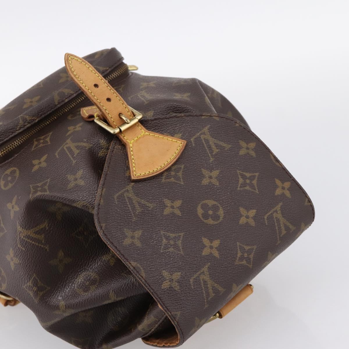LOUIS VUITTON Monogram Montsouris MM Backpack M51136 LV Auth ka5964