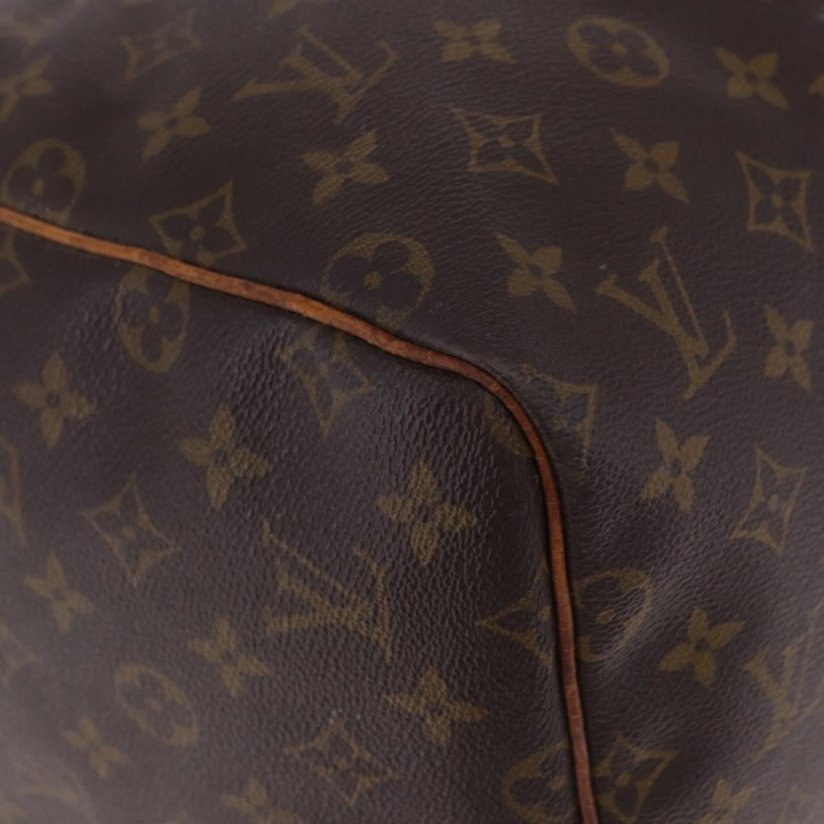 LOUIS VUITTON Monogram Keepall 55 Boston Bag M41424 LV Auth ka5967