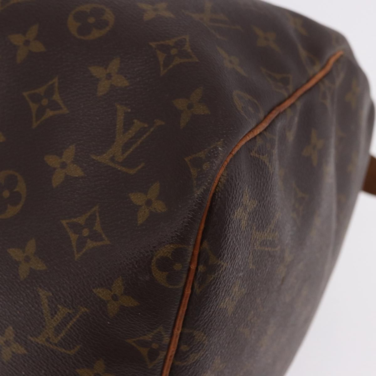 LOUIS VUITTON Monogram Keepall 55 Boston Bag M41424 LV Auth ka5967