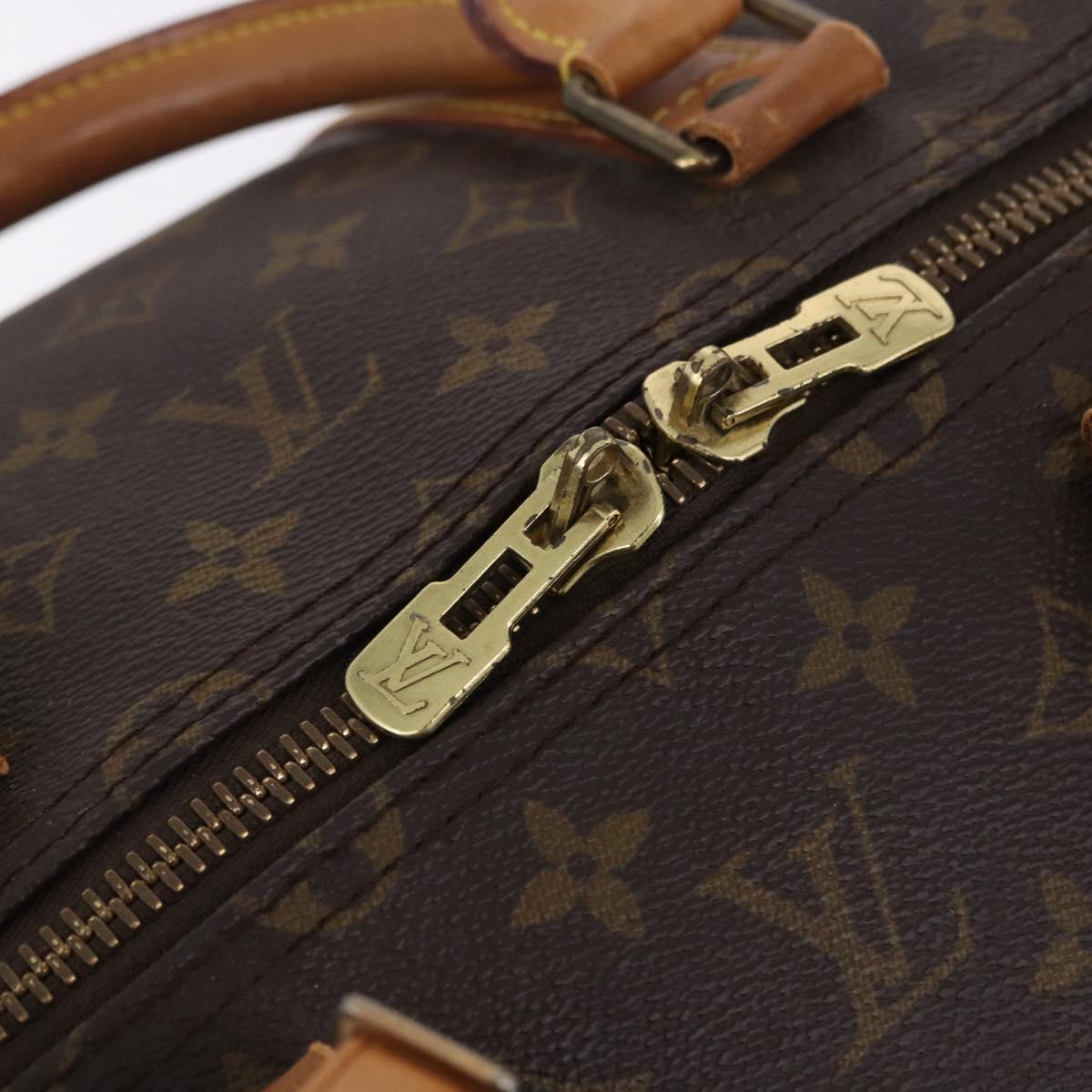 LOUIS VUITTON Monogram Keepall 55 Boston Bag M41424 LV Auth ka5967