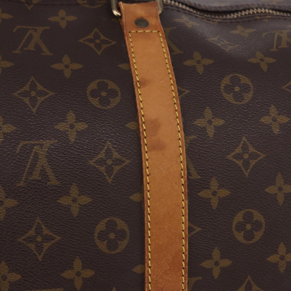 LOUIS VUITTON Monogram Keepall 55 Boston Bag M41424 LV Auth ka5967