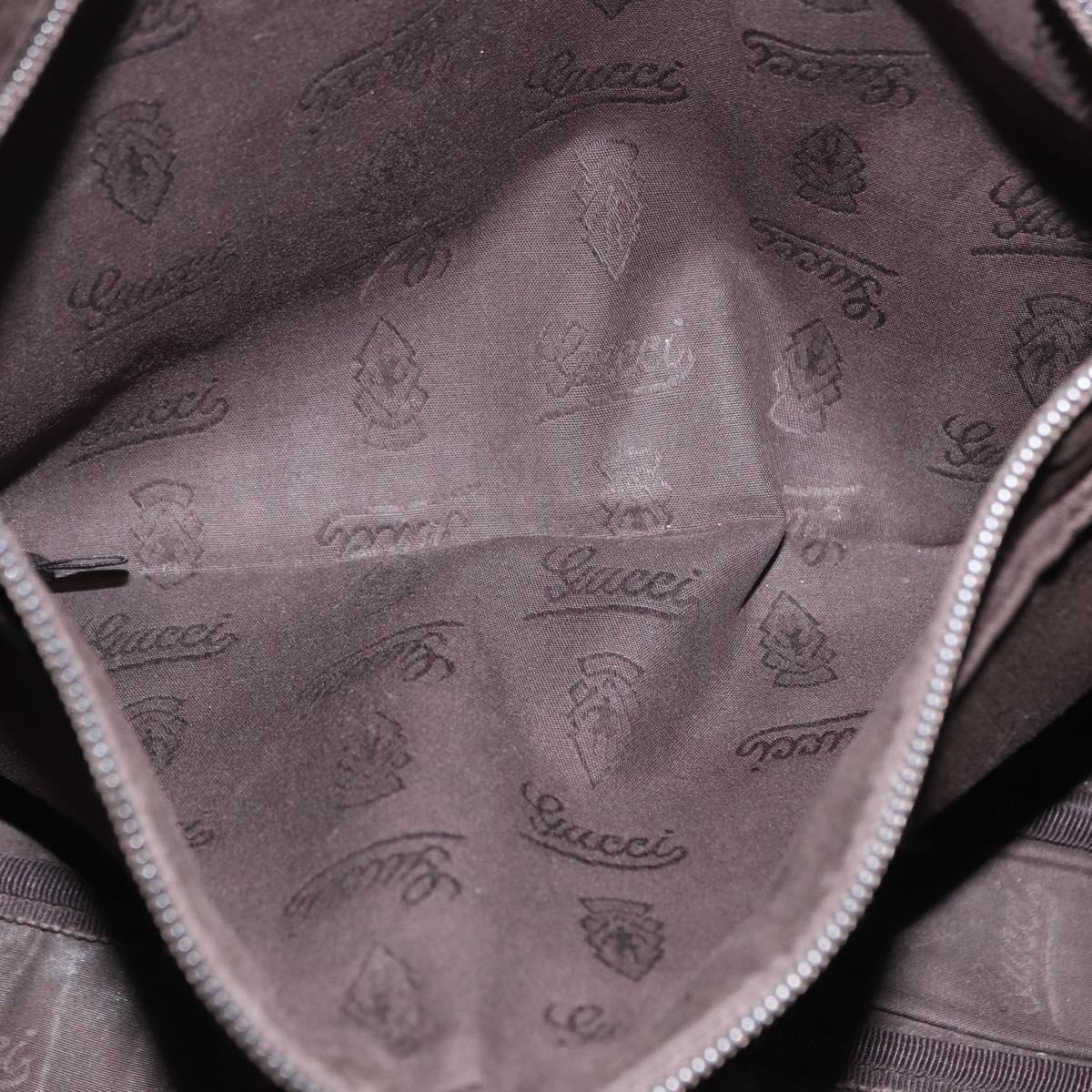 GUCCI GG Implementation Business Bag PVC Green Silver 201480 Auth ka5968