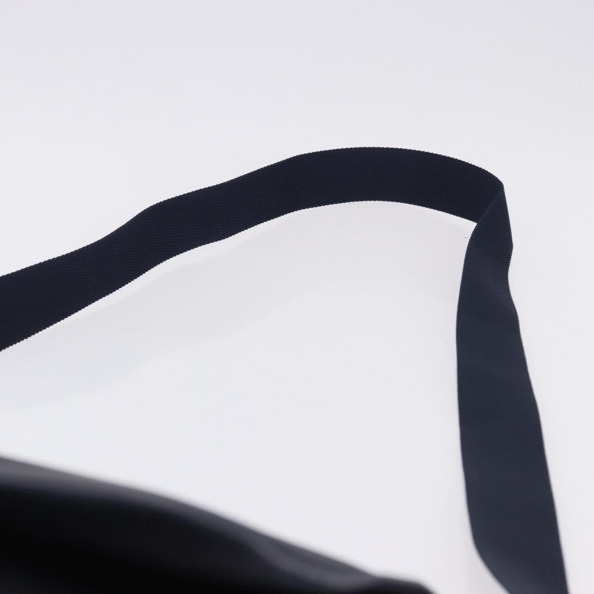 LOUIS VUITTON LV Cup V Line Cross Bag Leather Navy Silver M50443 LV Auth ka5969A