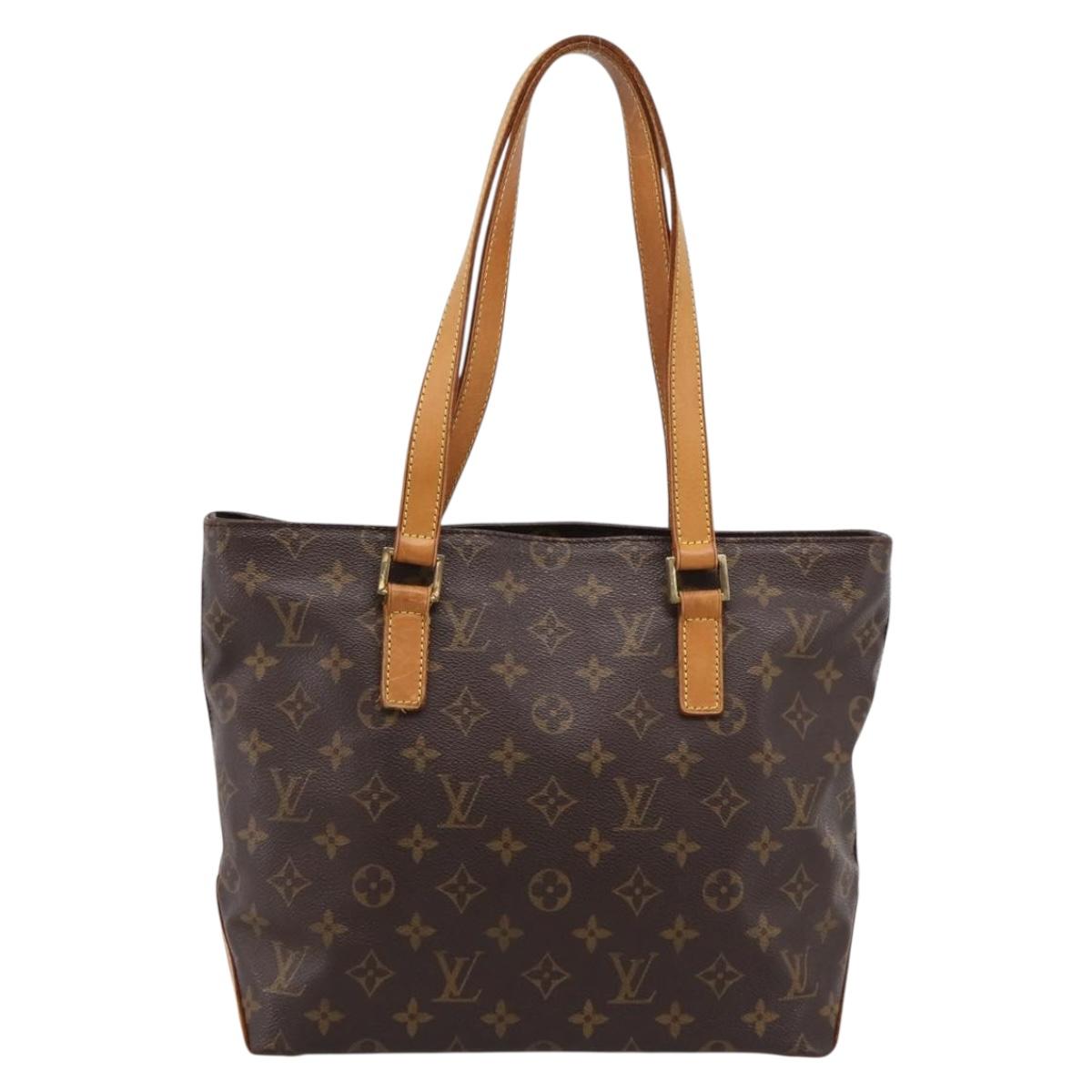 LOUIS VUITTON Monogram Cabas Piano Tote Bag M51148 LV Auth ka5970