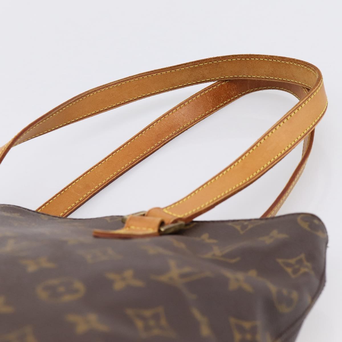 LOUIS VUITTON Monogram Cabas Piano Tote Bag M51148 LV Auth ka5970