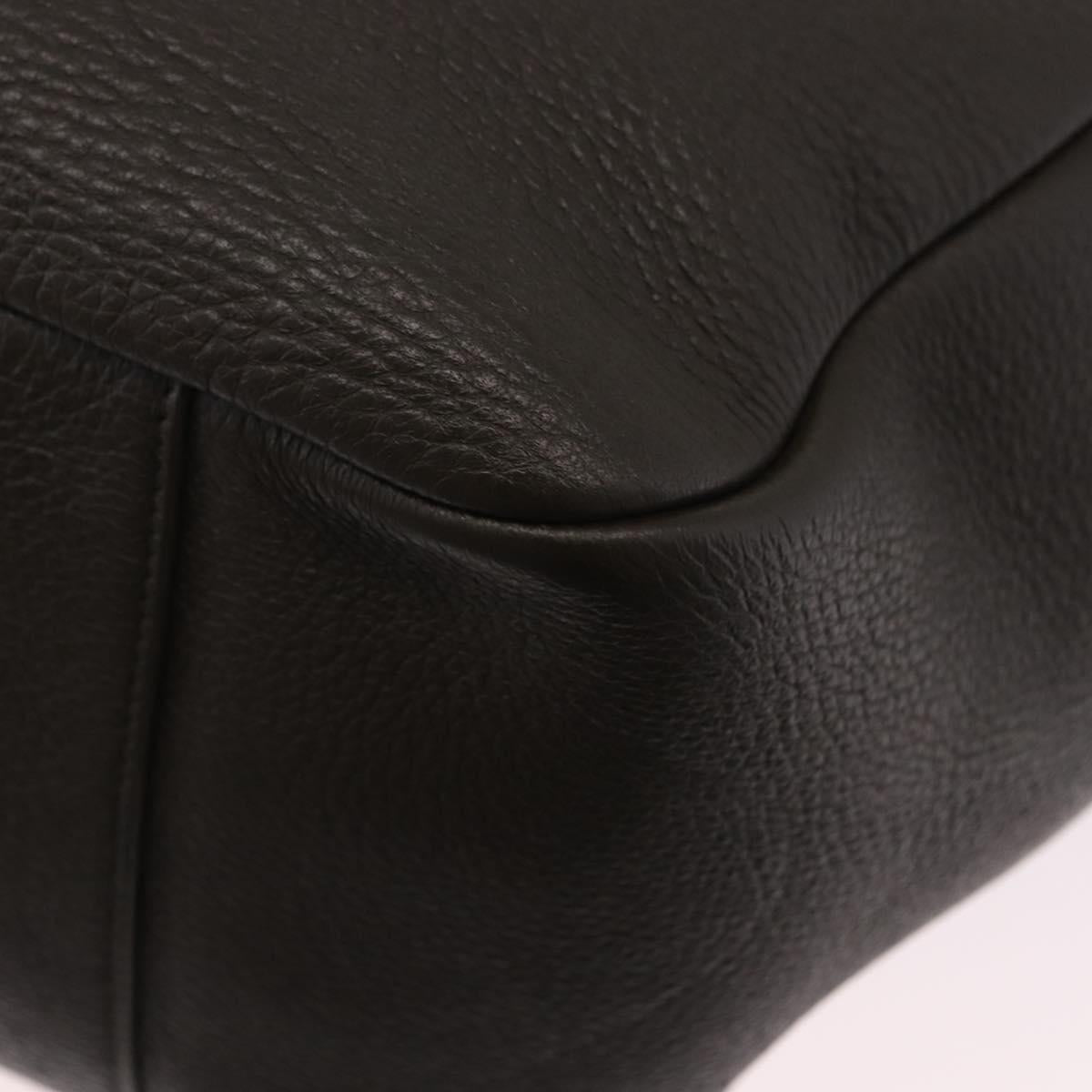 SAINT LAURENT LE 5 `A 7 BEA Tote Bag Leather Khaki Gold Auth ka5971SAM