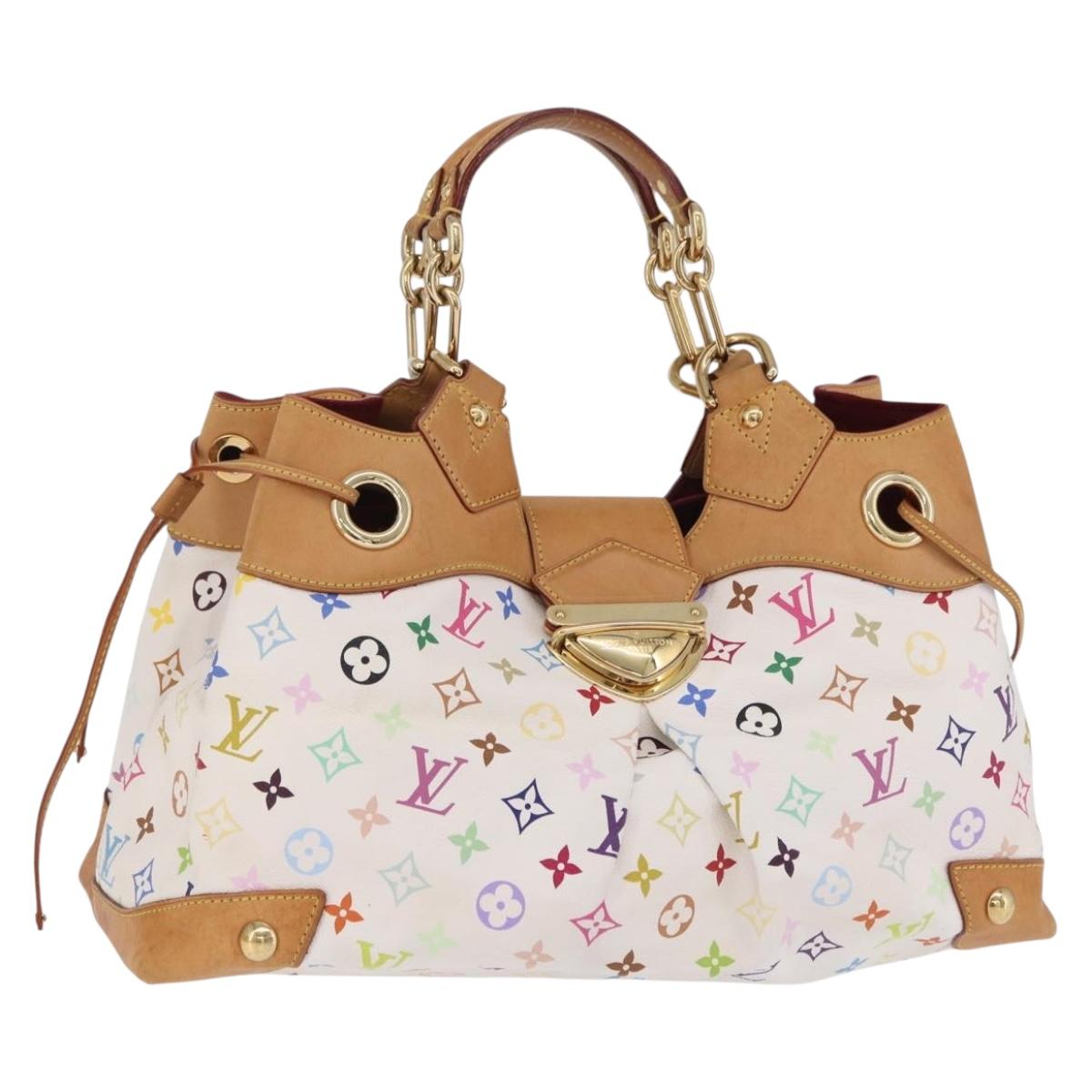 LOUIS VUITTON Monogram Multicolor Ursula Tote Bag White M40123 LV Auth ka5973V