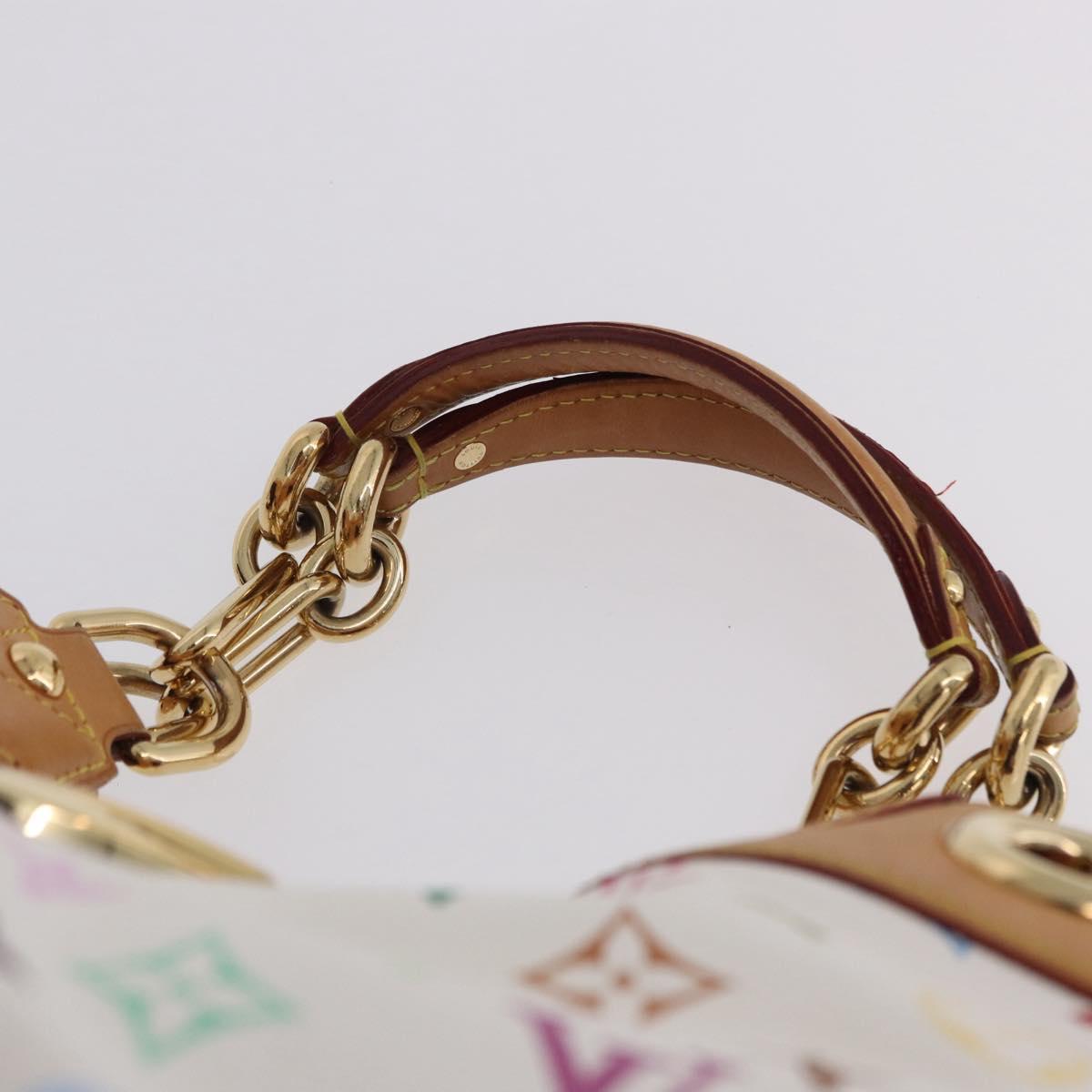 LOUIS VUITTON Monogram Multicolor Ursula Tote Bag White M40123 LV Auth ka5973V