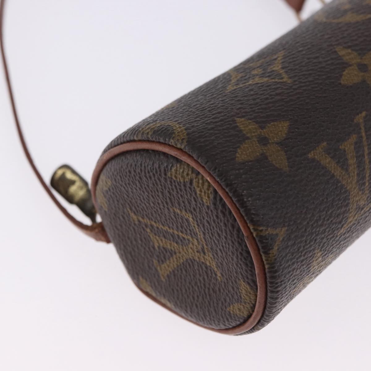 LOUIS VUITTON Monogram Papillon Pouch LV Auth ka5974