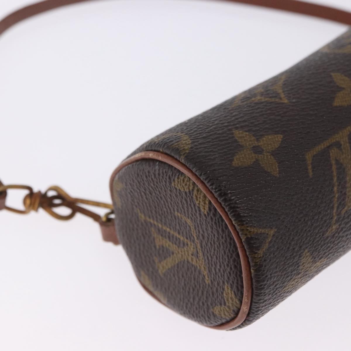 LOUIS VUITTON Monogram Papillon Pouch LV Auth ka5974