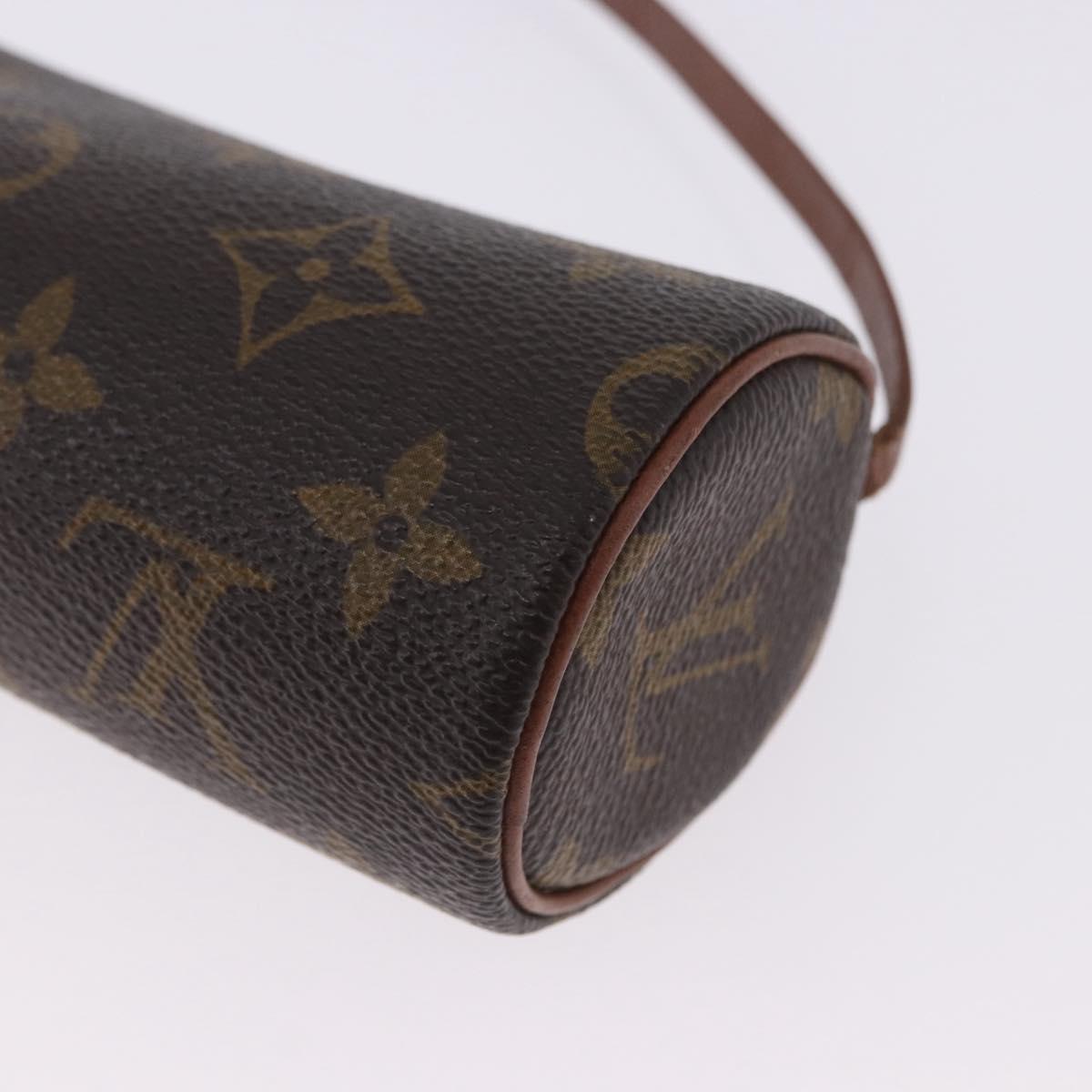 LOUIS VUITTON Monogram Papillon Pouch LV Auth ka5974