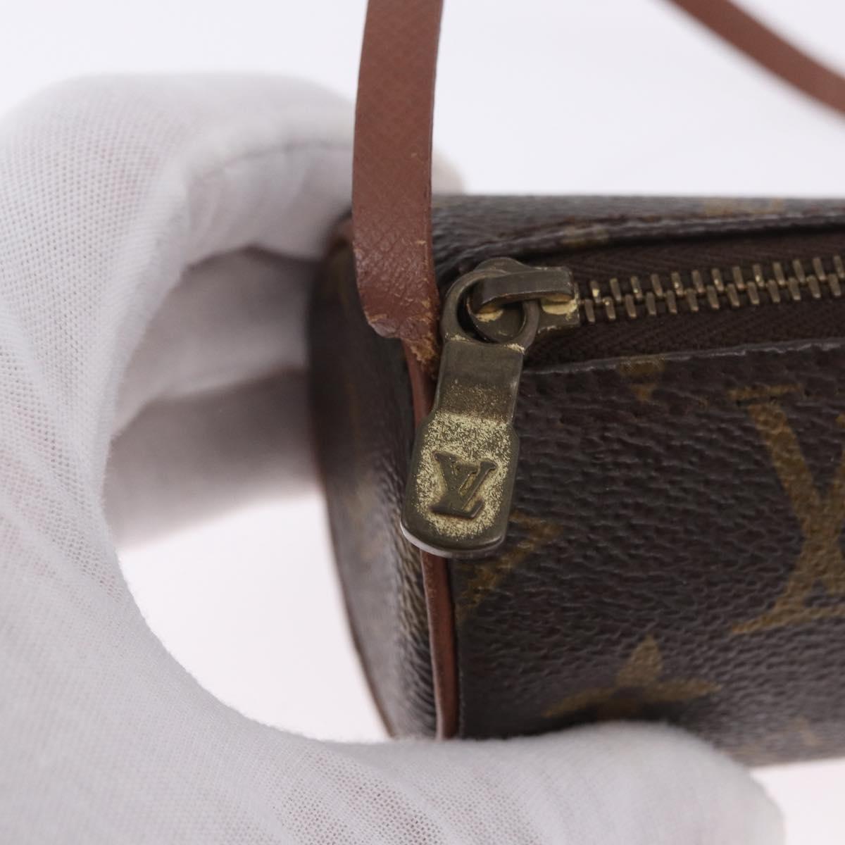 LOUIS VUITTON Monogram Papillon Pouch LV Auth ka5974