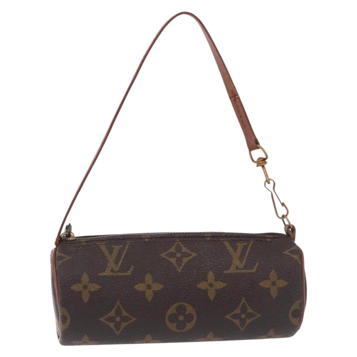 LOUIS VUITTON Monogram Papillon Pouch LV Auth ka5974
