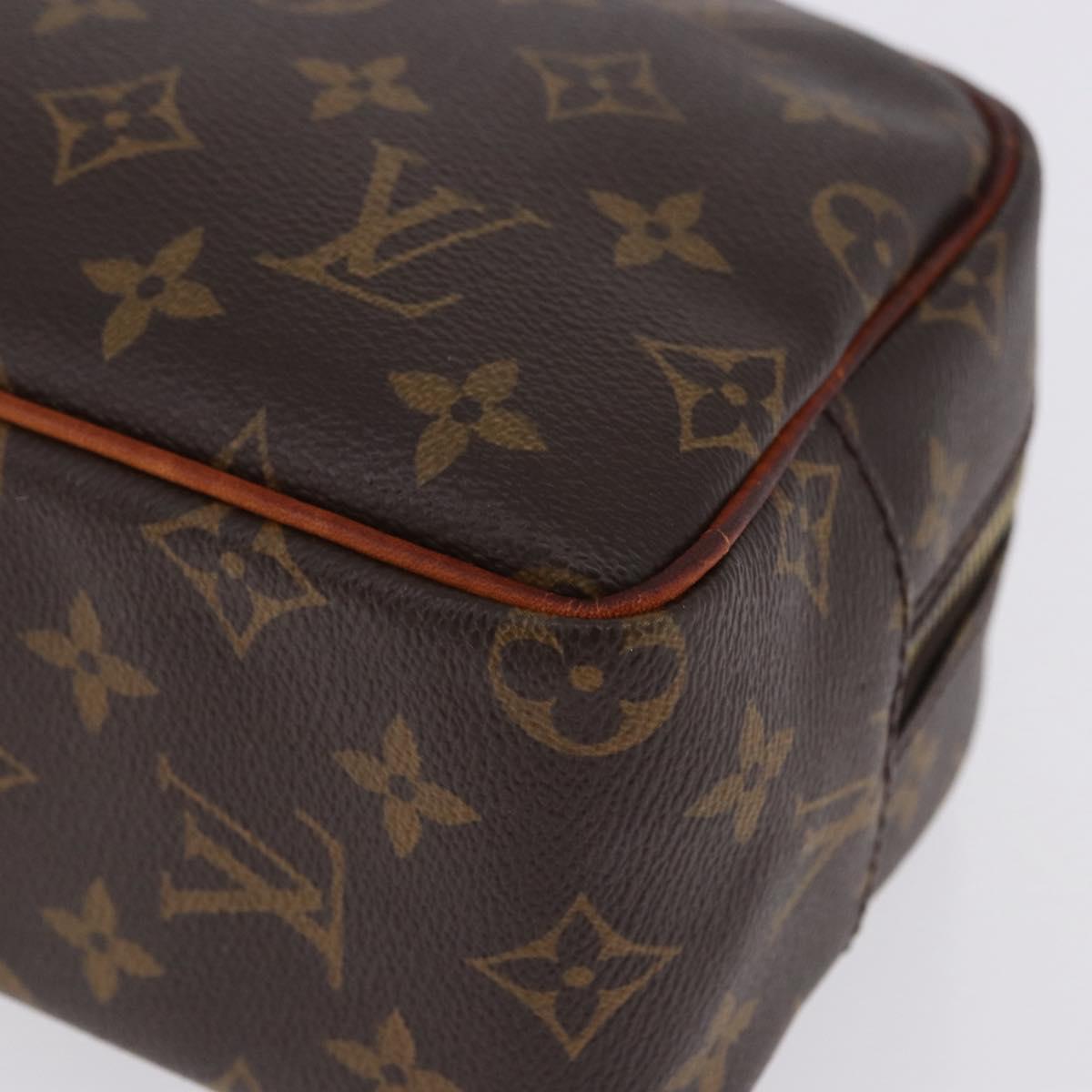 LOUIS VUITTON Monogram Trousse Toilette 25 Clutch Bag M47527 LV Auth ka5980