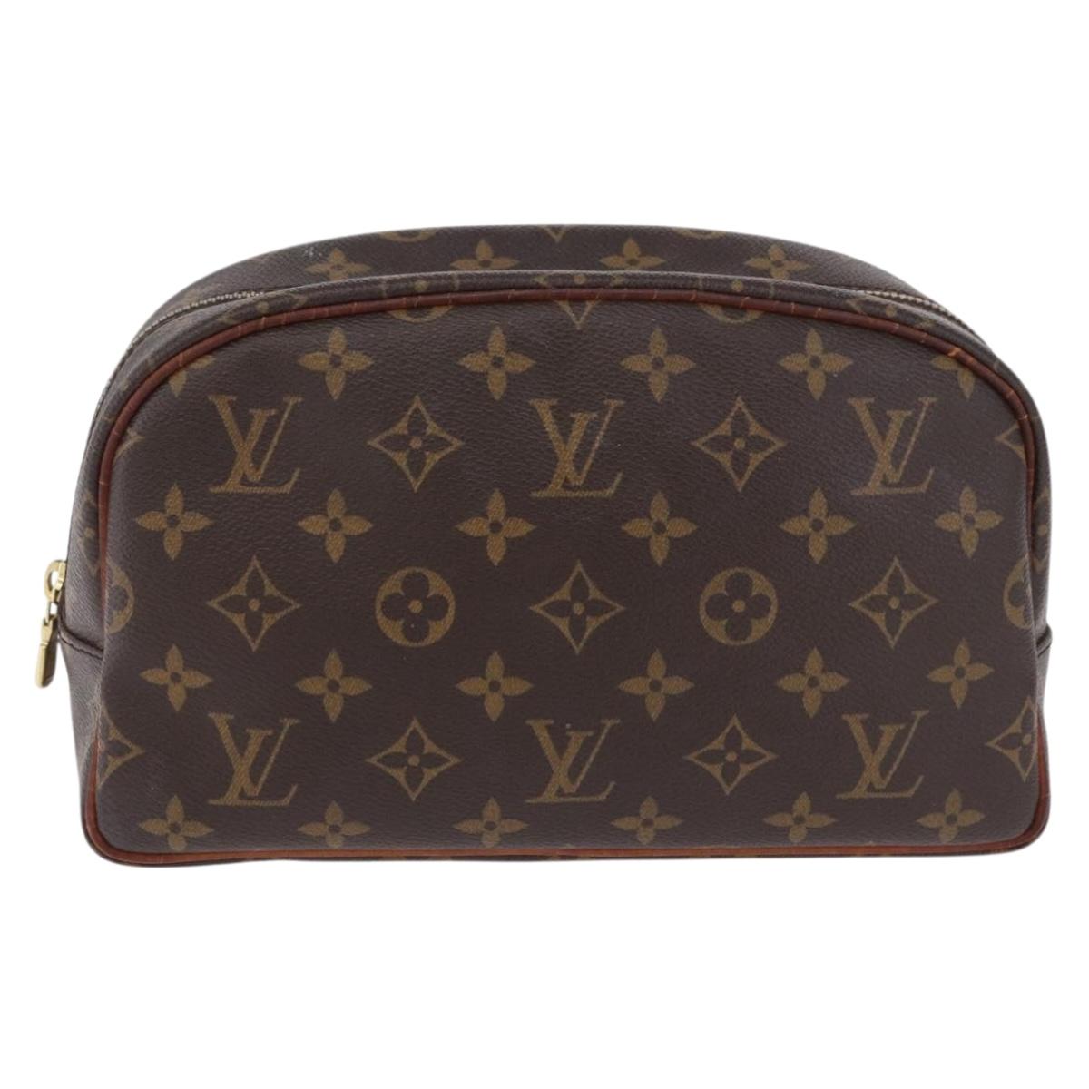 LOUIS VUITTON Monogram Trousse Toilette 25 Clutch Bag M47527 LV Auth ka5980