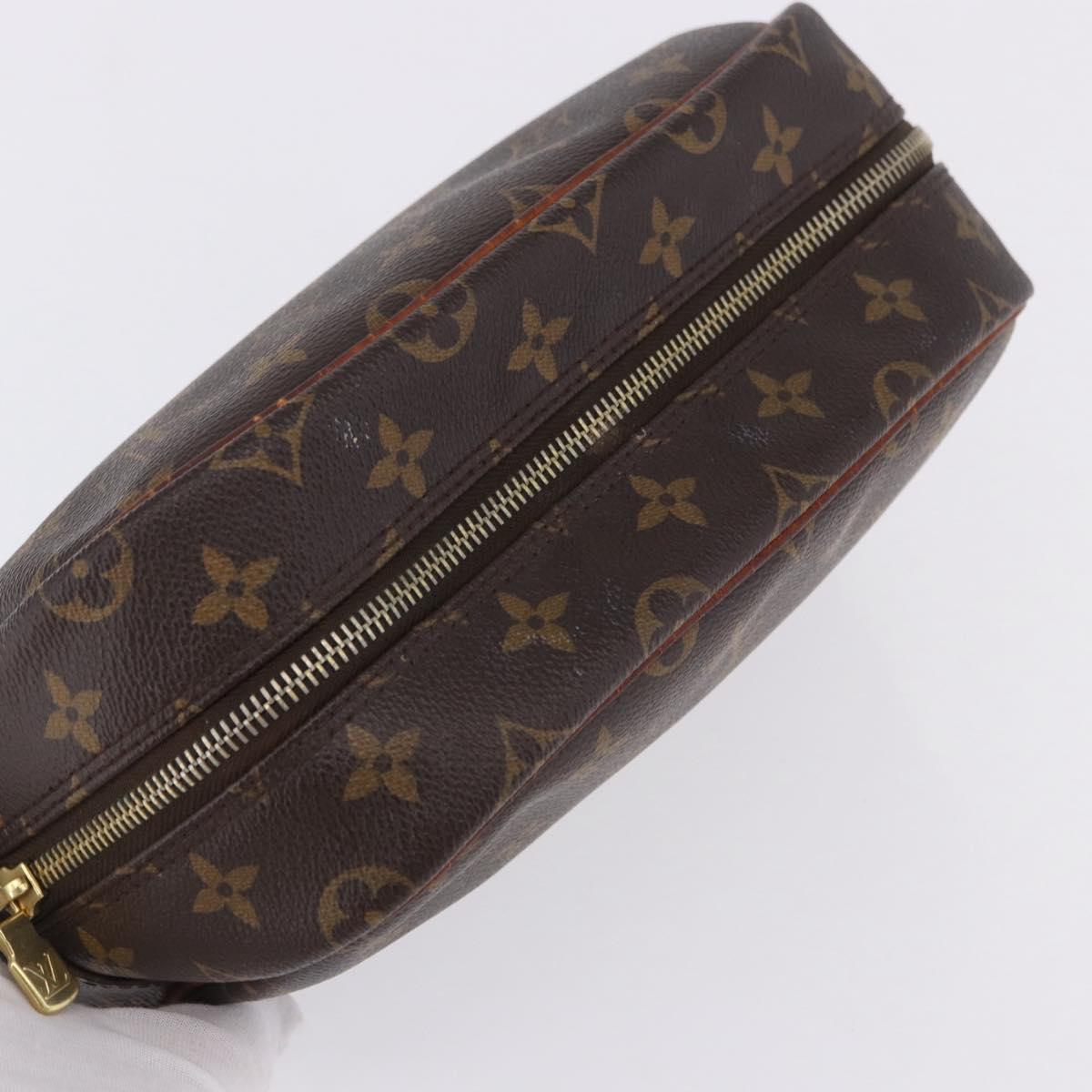 LOUIS VUITTON Monogram Trousse Toilette 25 Clutch Bag M47527 LV Auth ka5980
