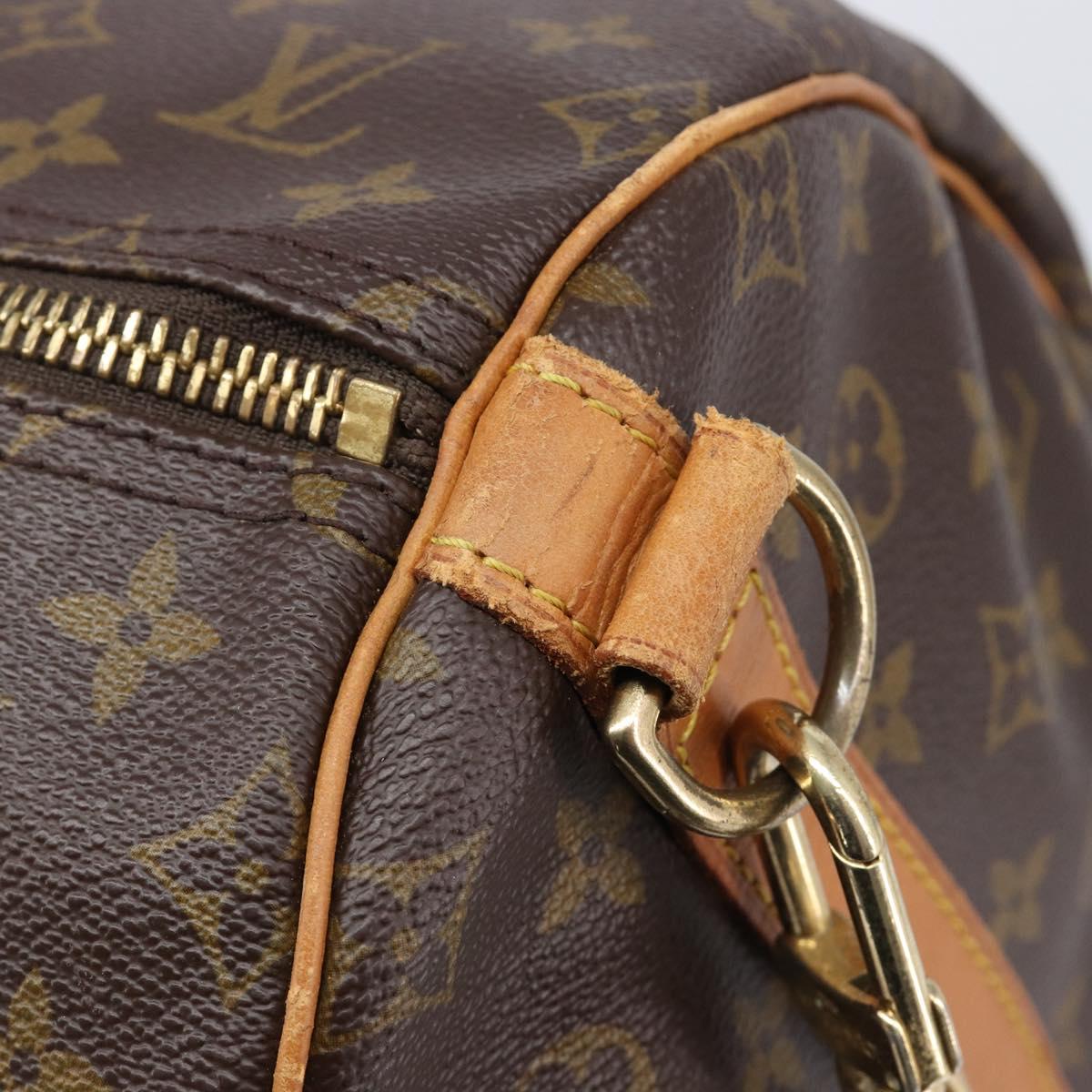 LOUIS VUITTON Monogram Keepall Bandouliere 55 Boston Bag M41414 LV Auth ka5990A