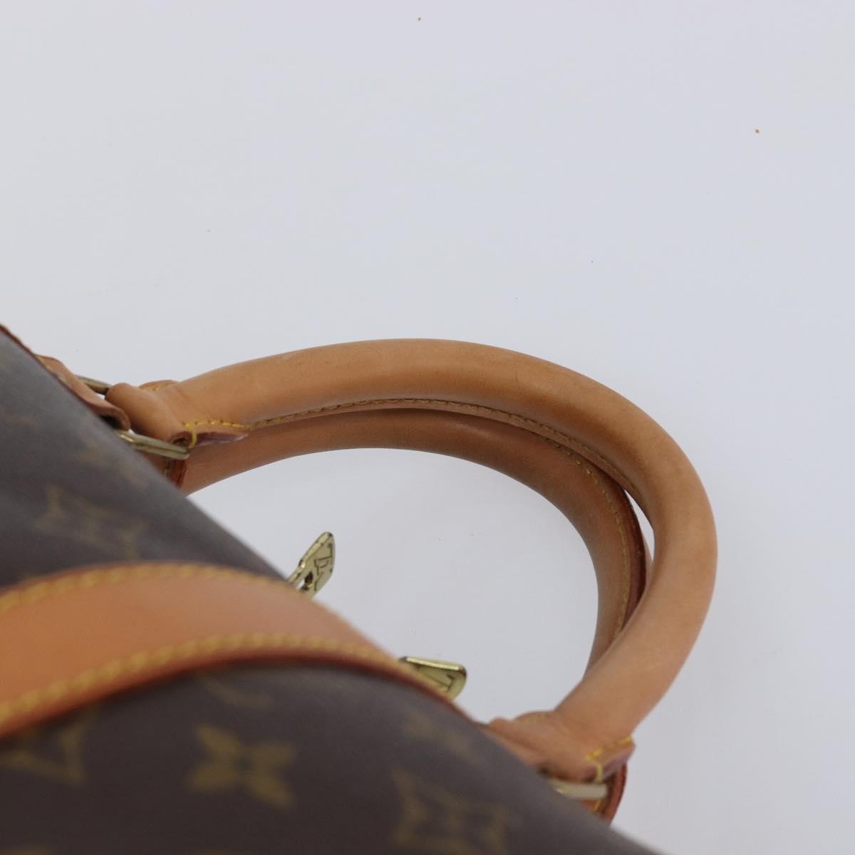 LOUIS VUITTON Monogram Keepall Bandouliere 55 Boston Bag M41414 LV Auth ka5990A