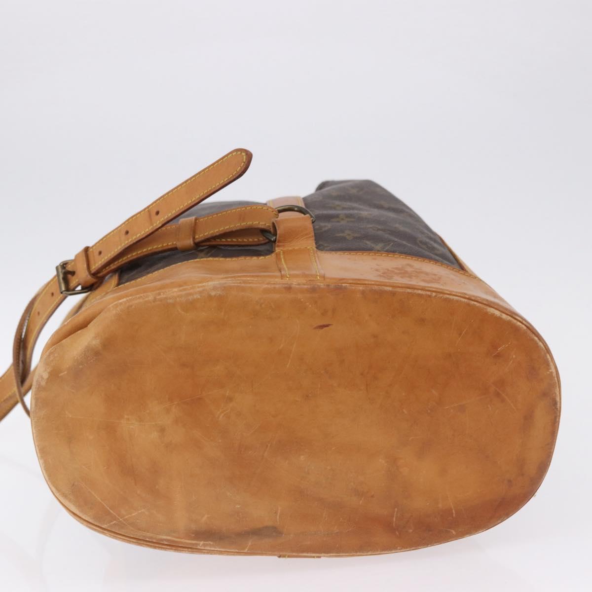 LOUIS VUITTON Monogram Randonnee GM Shoulder Bag M42244 LV Auth ka5991