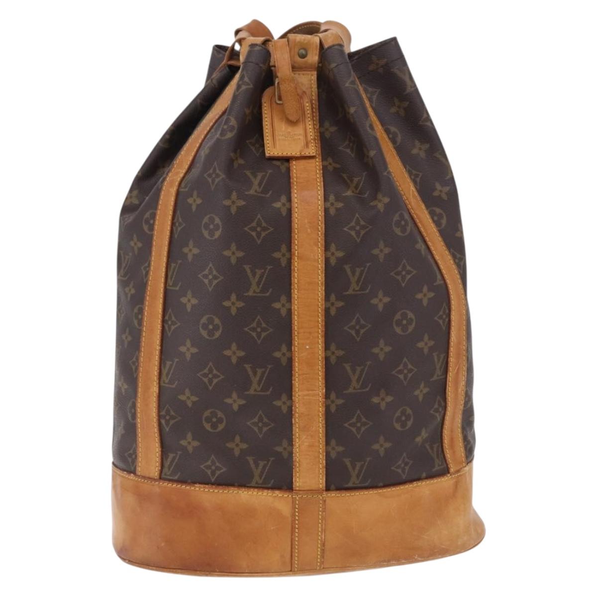 LOUIS VUITTON Monogram Randonnee GM Shoulder Bag M42244 LV Auth ka5991