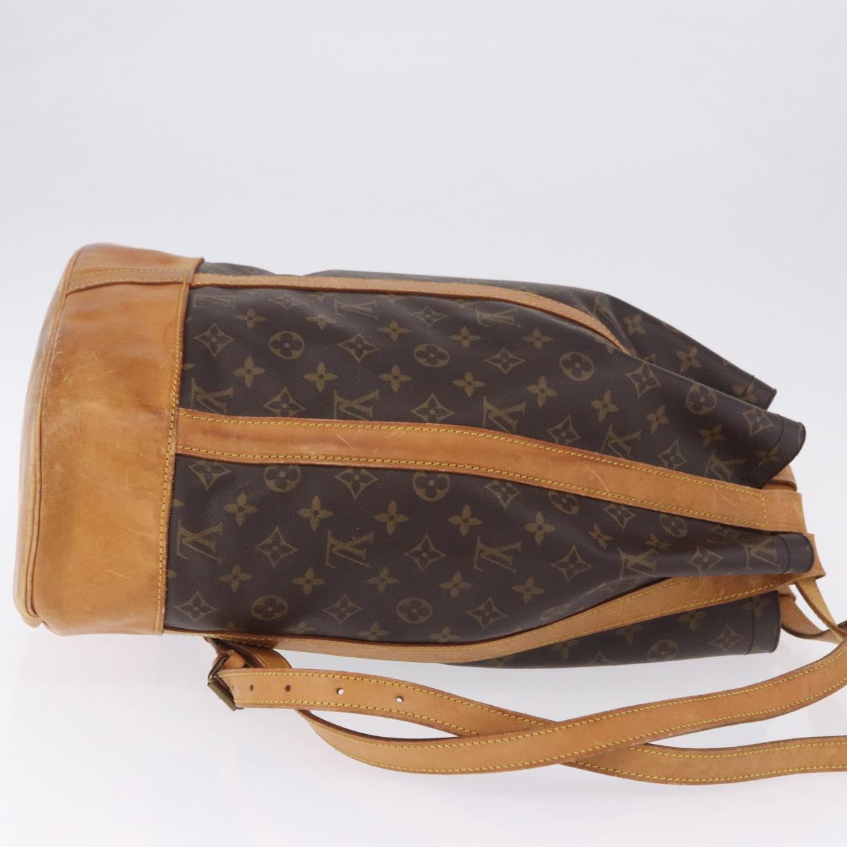 LOUIS VUITTON Monogram Randonnee GM Shoulder Bag M42244 LV Auth ka5991