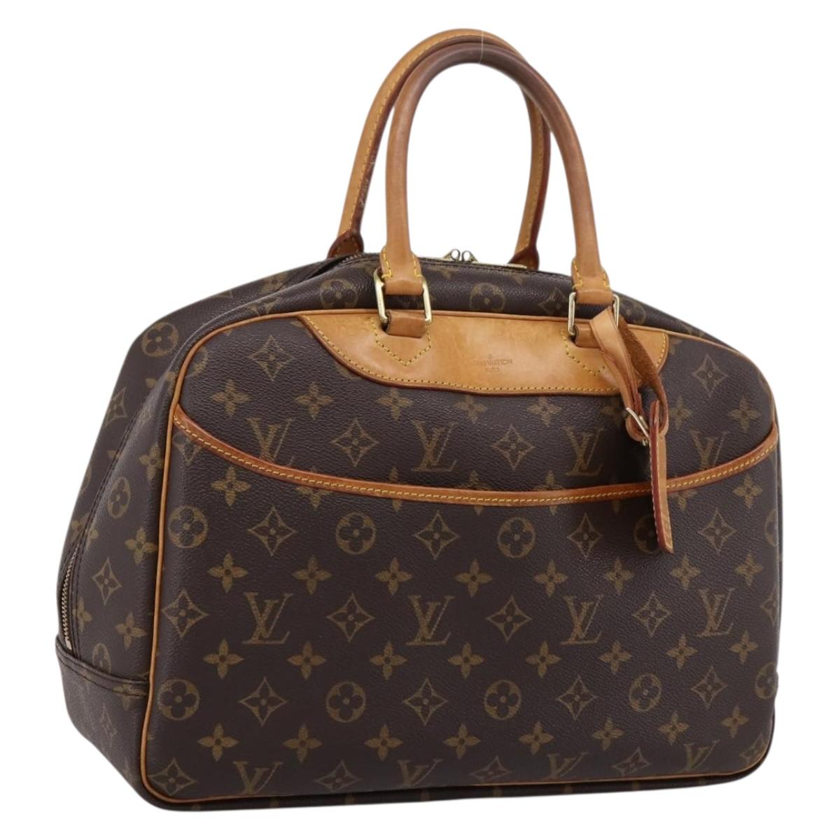 LOUIS VUITTON Monogram Deauville Hand Bag M47270 LV Auth ka5993