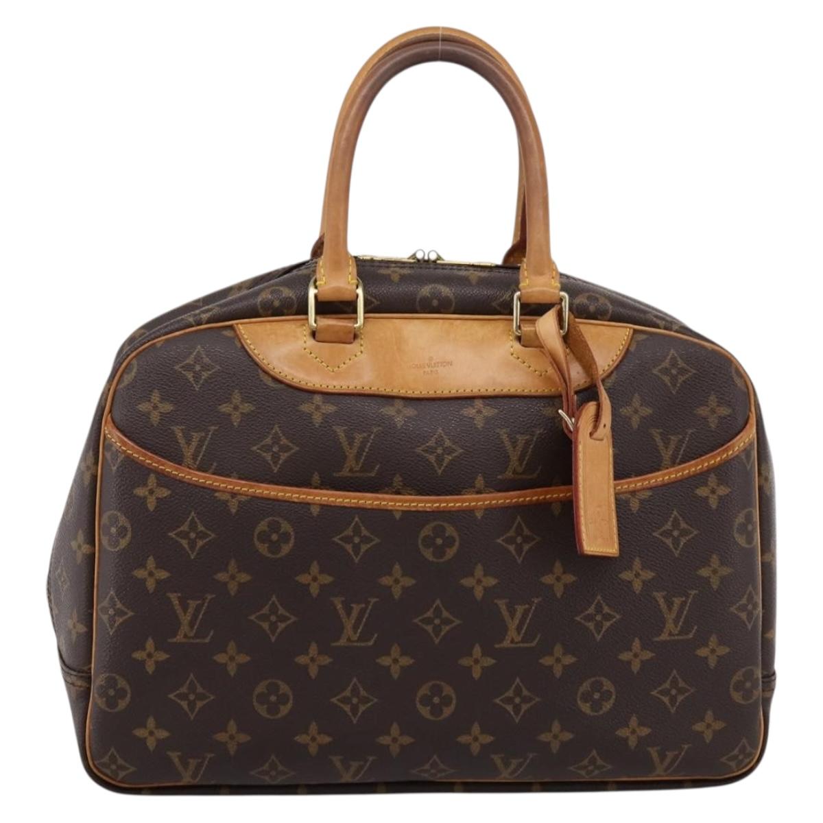 LOUIS VUITTON Monogram Deauville Hand Bag M47270 LV Auth ka5993