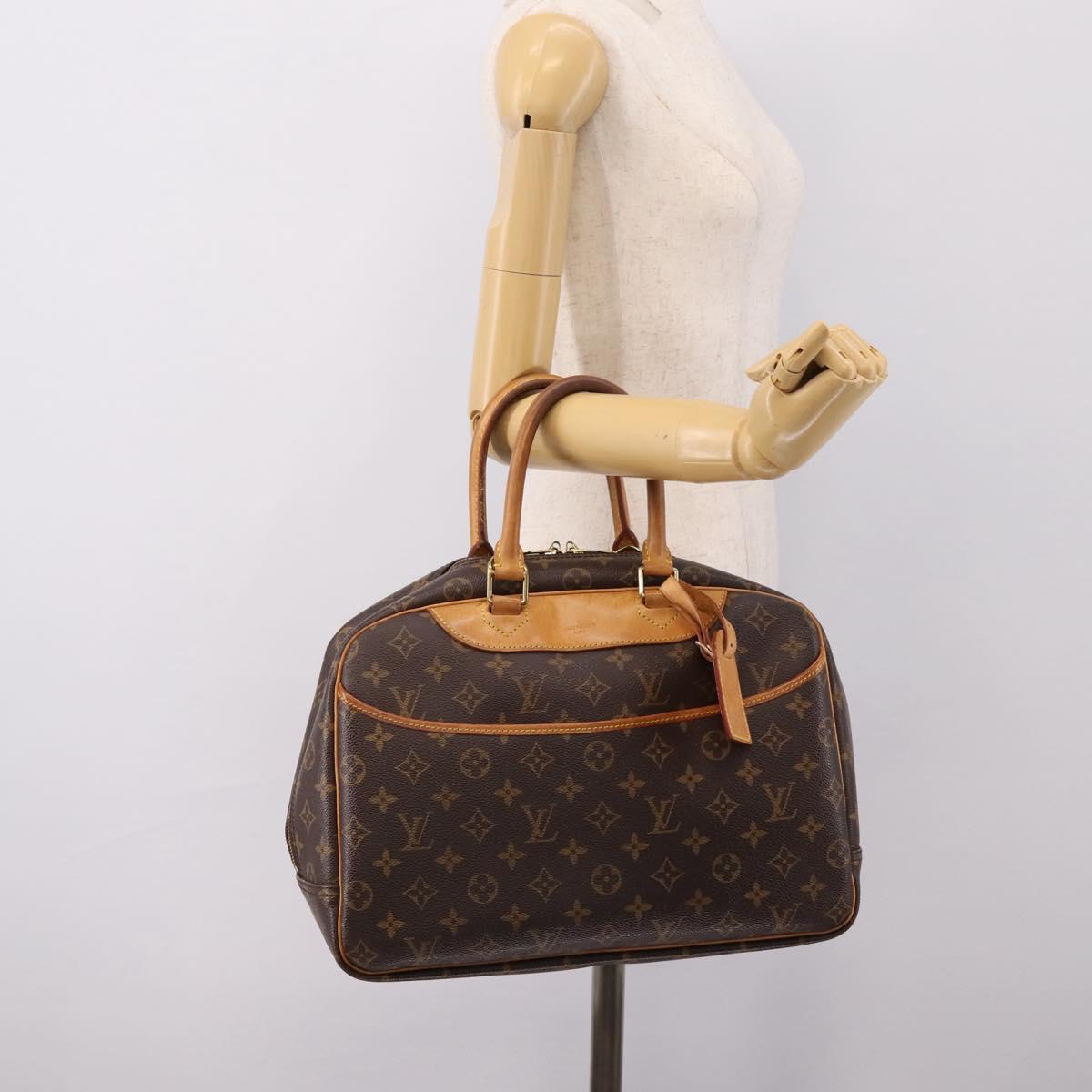 LOUIS VUITTON Monogram Deauville Hand Bag M47270 LV Auth ka5993