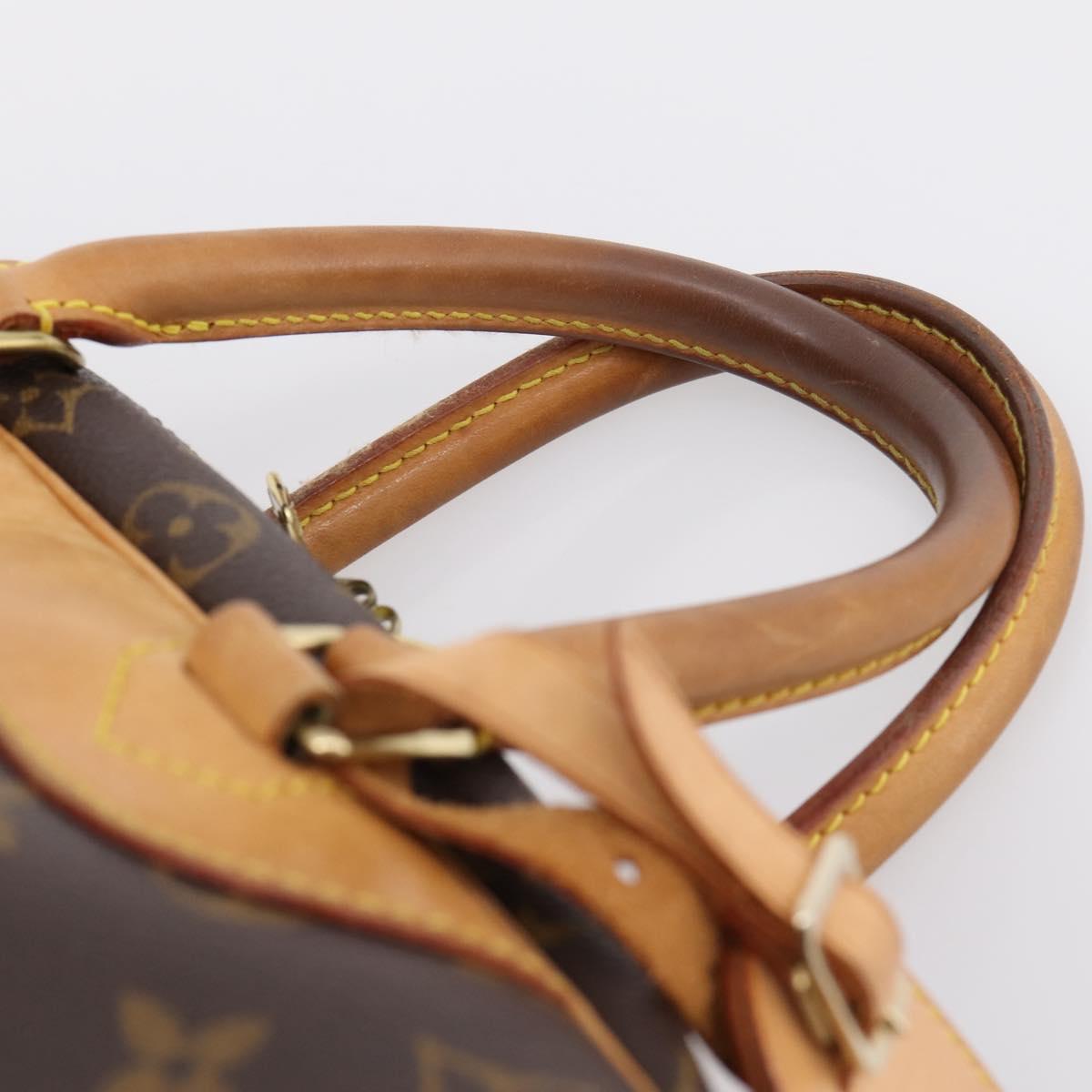 LOUIS VUITTON Monogram Deauville Hand Bag M47270 LV Auth ka5993