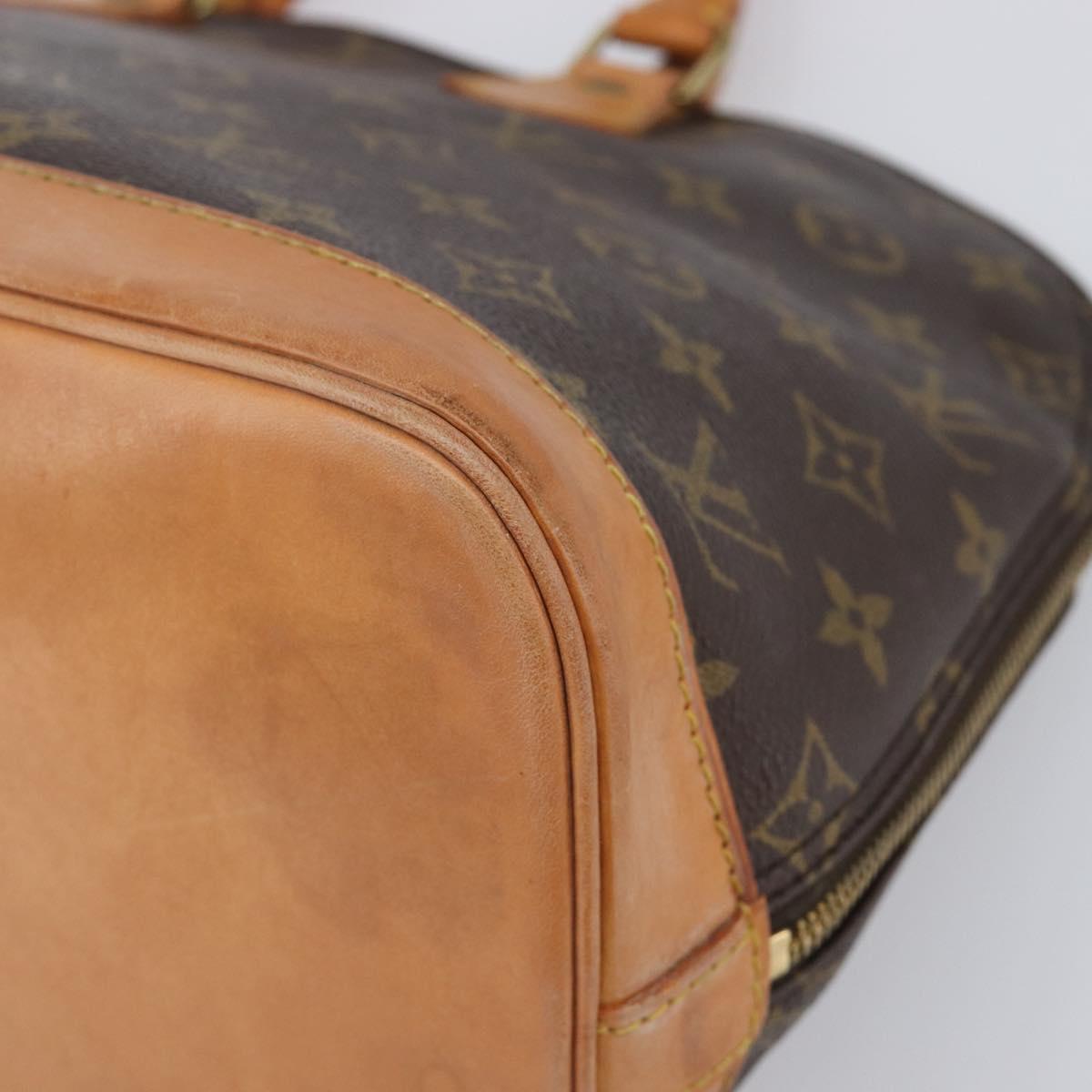 LOUIS VUITTON Monogram Alma Hand Bag M51130 LV Auth ka5994
