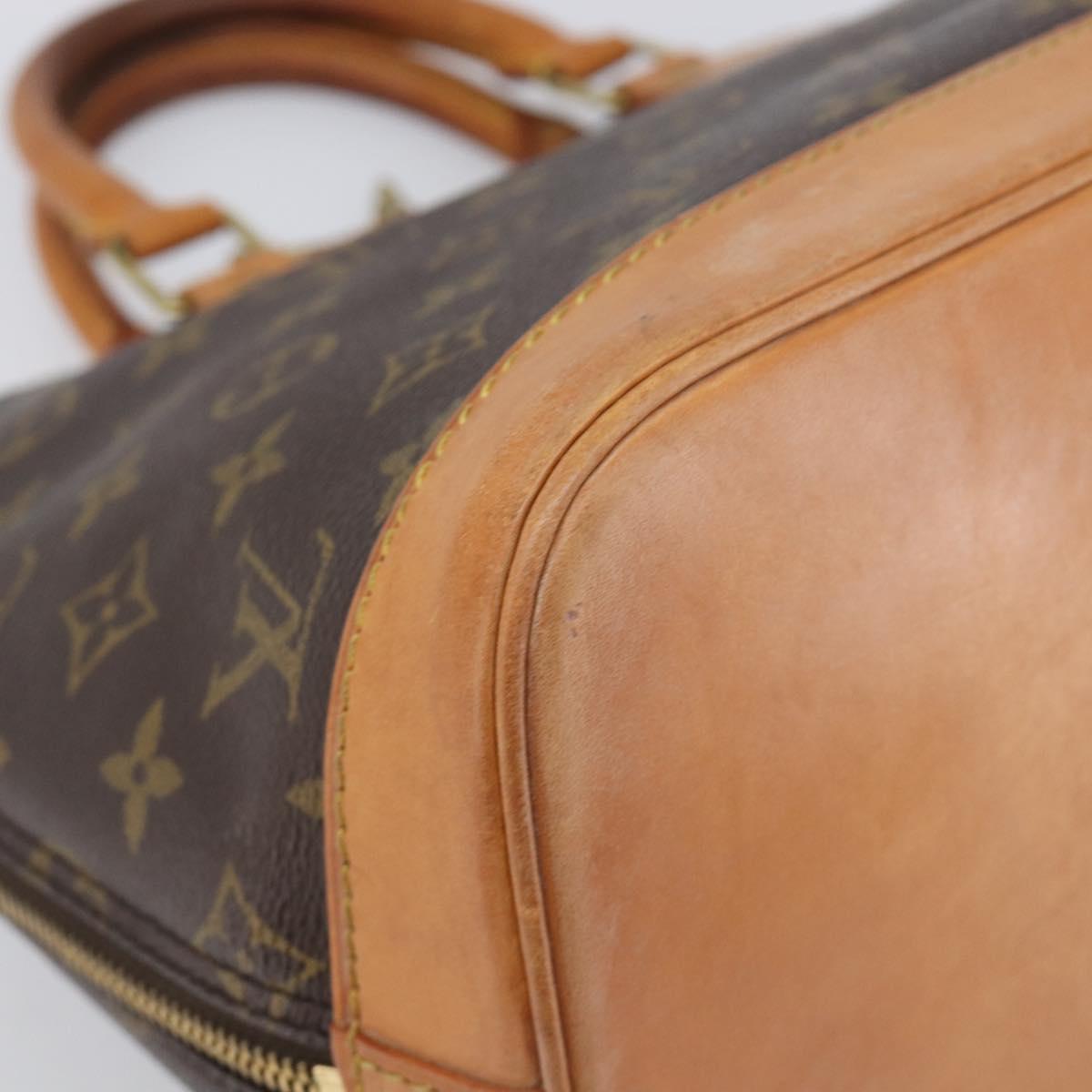 LOUIS VUITTON Monogram Alma Hand Bag M51130 LV Auth ka5994