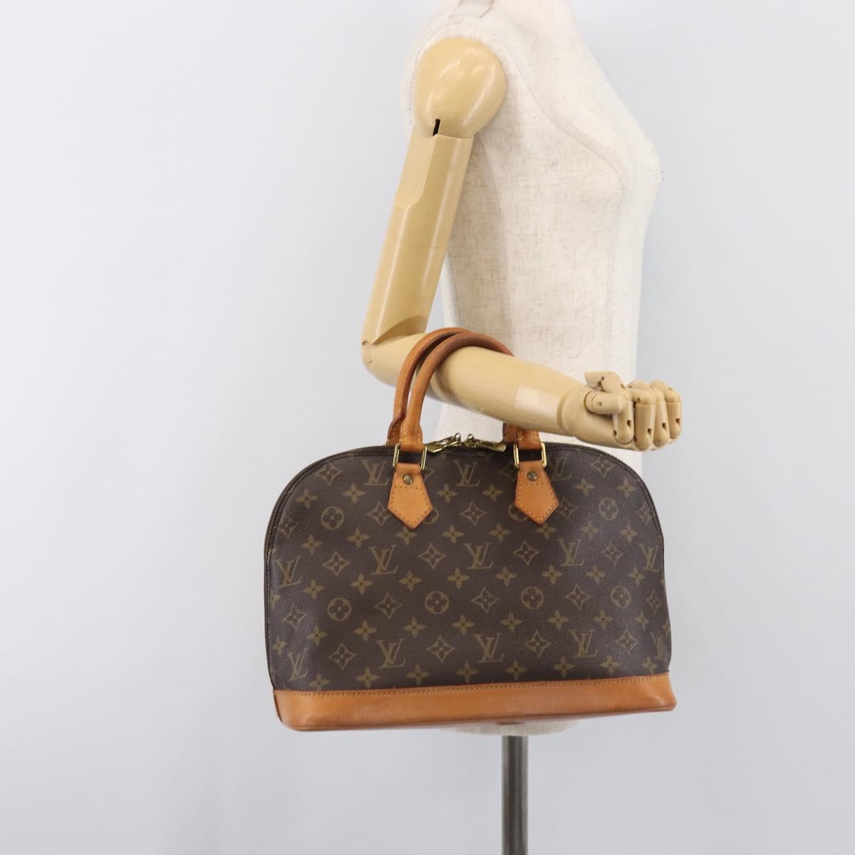 LOUIS VUITTON Monogram Alma Hand Bag M51130 LV Auth ka5994