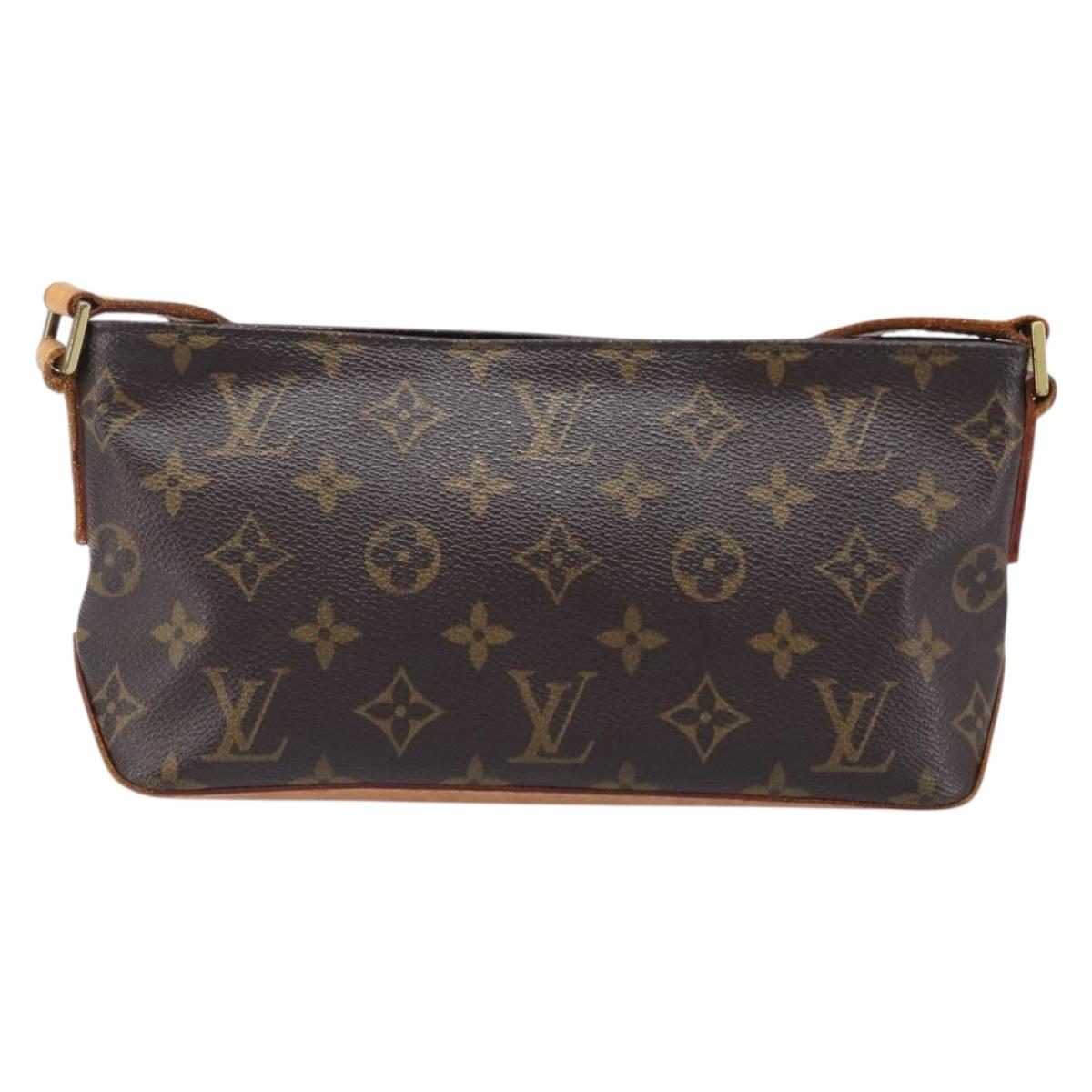 LOUIS VUITTON Monogram Trotteur Shoulder Bag M51240 LV Auth ka5999