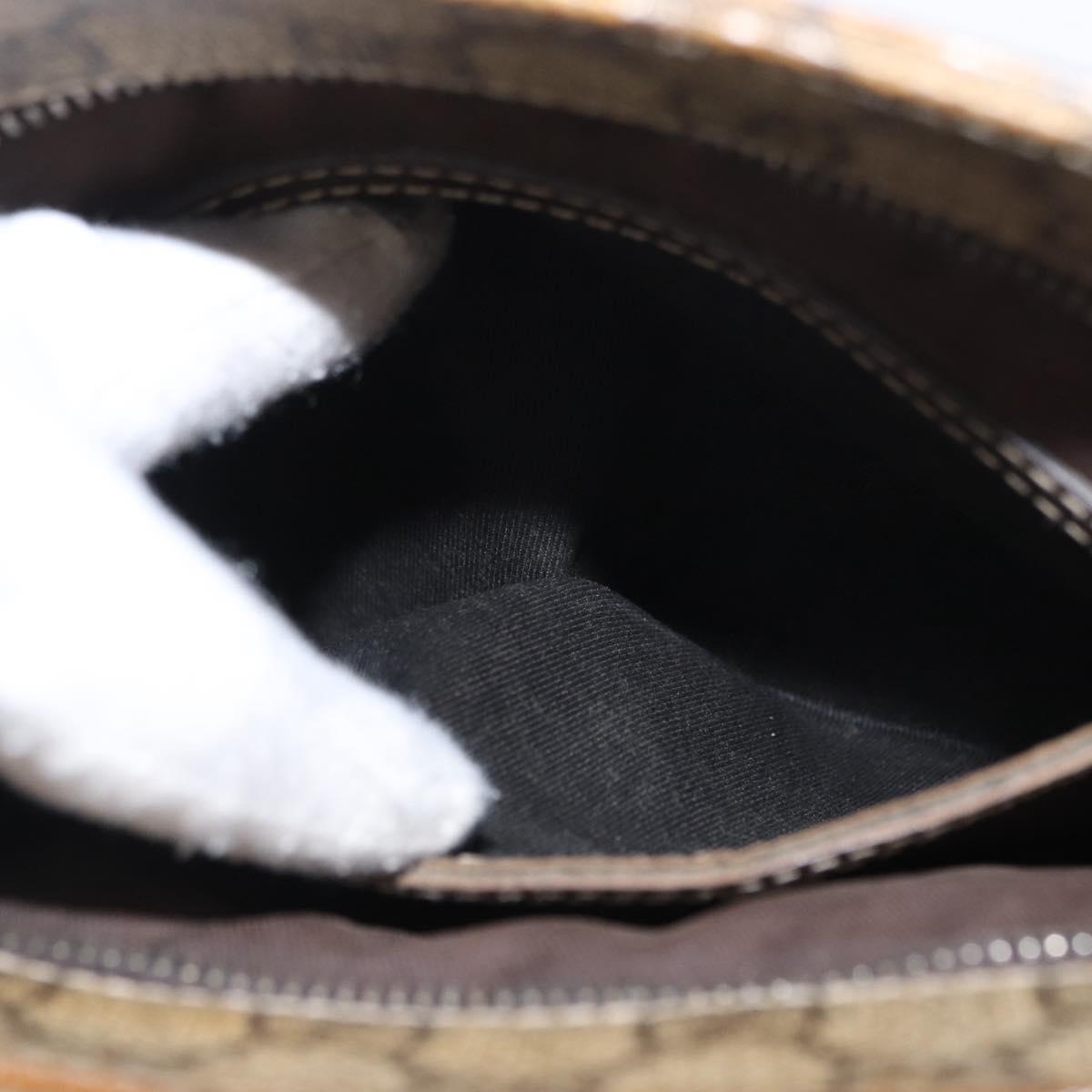 GUCCI GG Supreme Shoulder Bag PVC Beige Gold 295257 Auth ka601