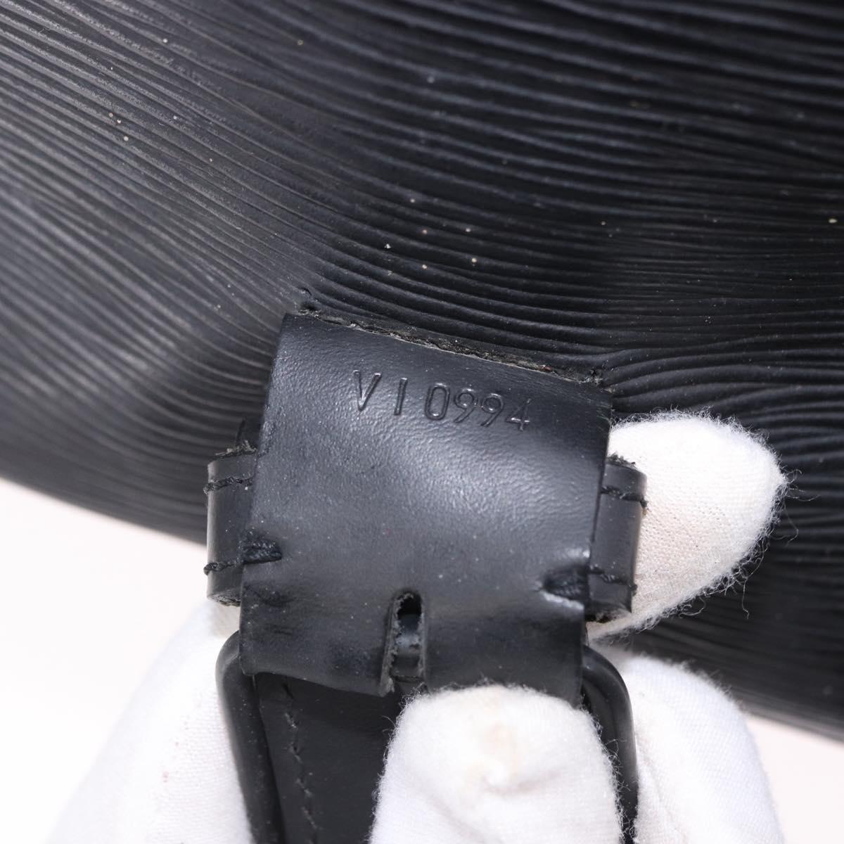 LOUIS VUITTON Epi Sac A Dos Shoulder Bag Black M80153 LV Auth ka6010