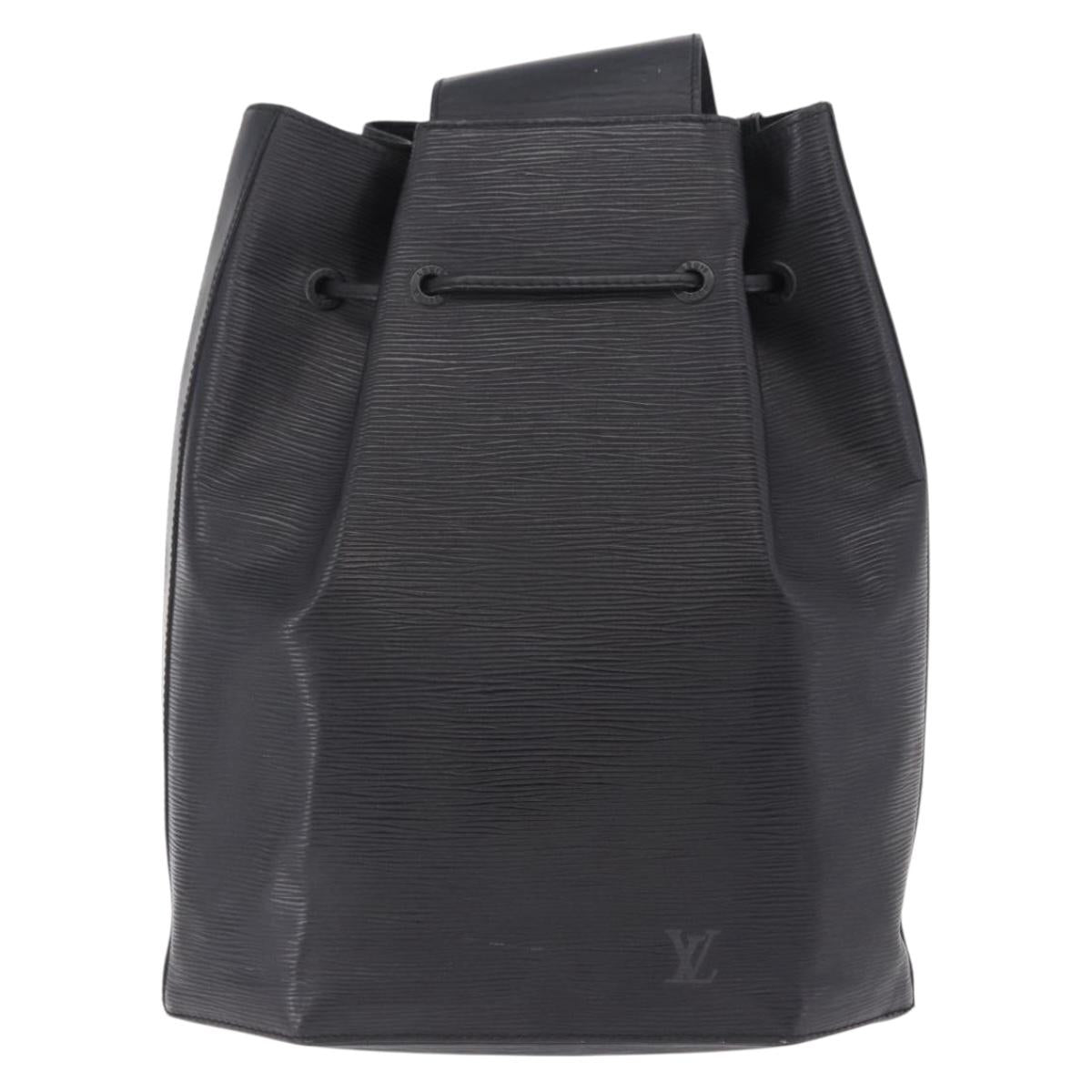 LOUIS VUITTON Epi Sac A Dos Shoulder Bag Black M80153 LV Auth ka6010