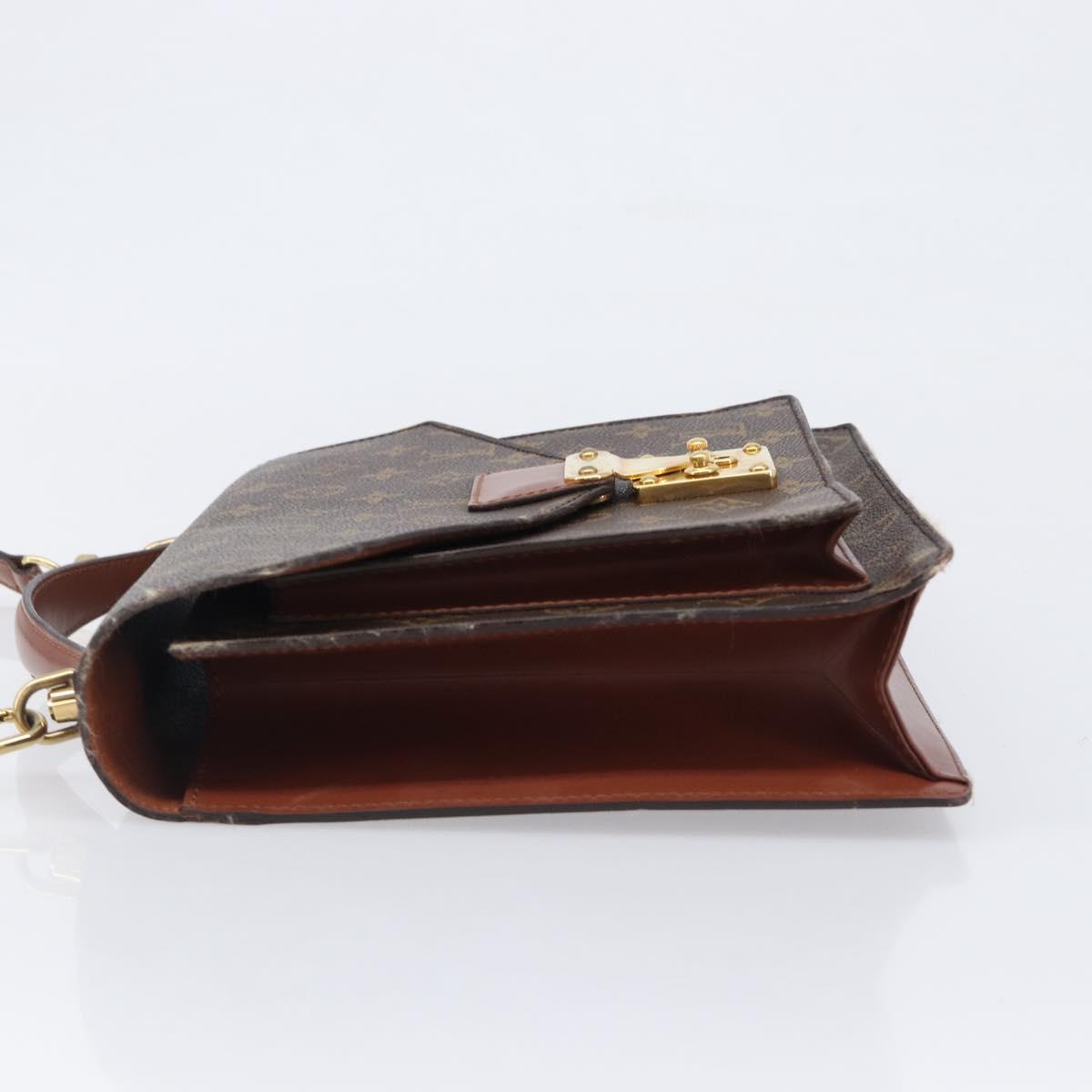LOUIS VUITTON Monogram Monceau 28 Hand Bag M51185 LV Auth ka6012
