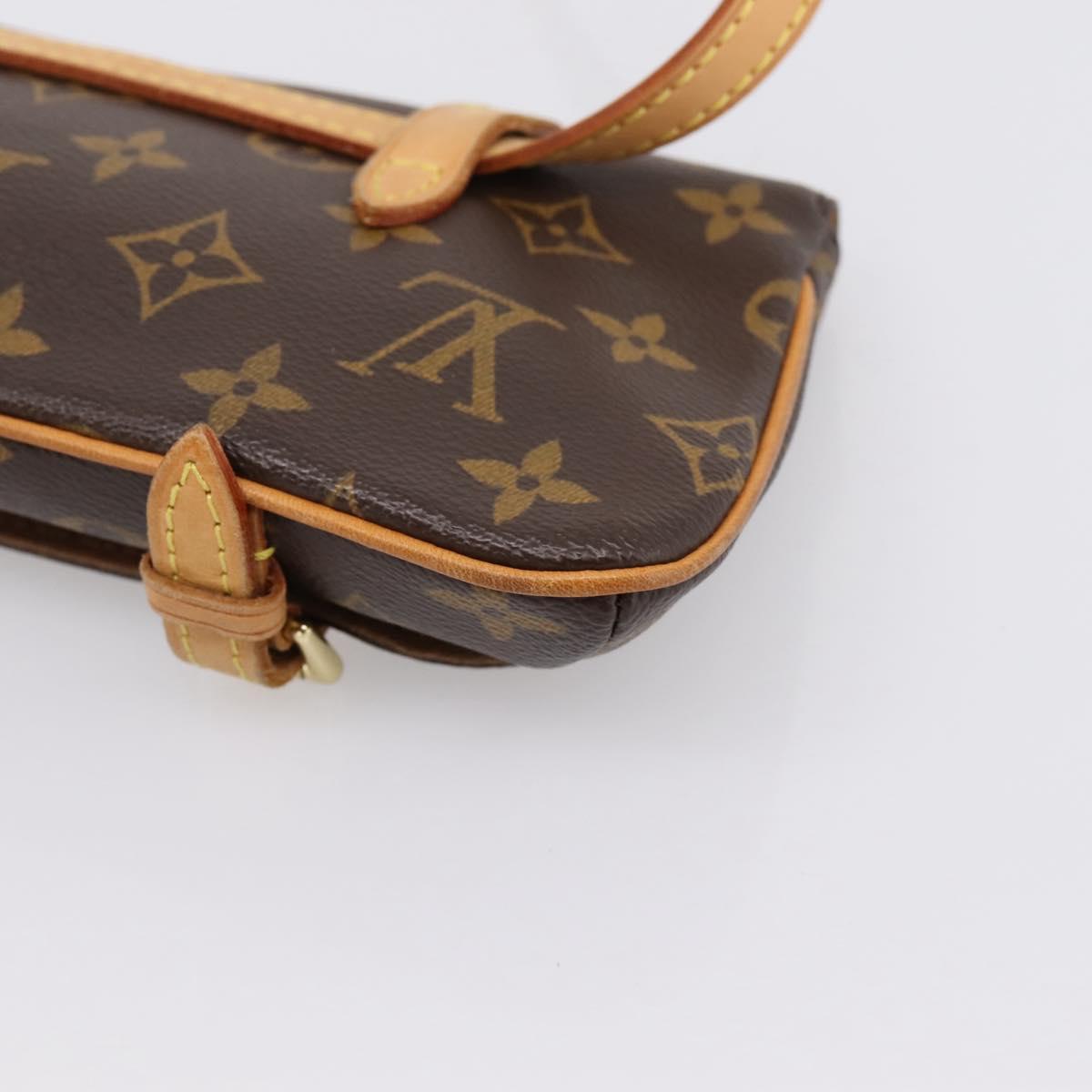 LOUIS VUITTON Monogram Pochette Marrell Waist bag M51159 LV Auth ka6017V
