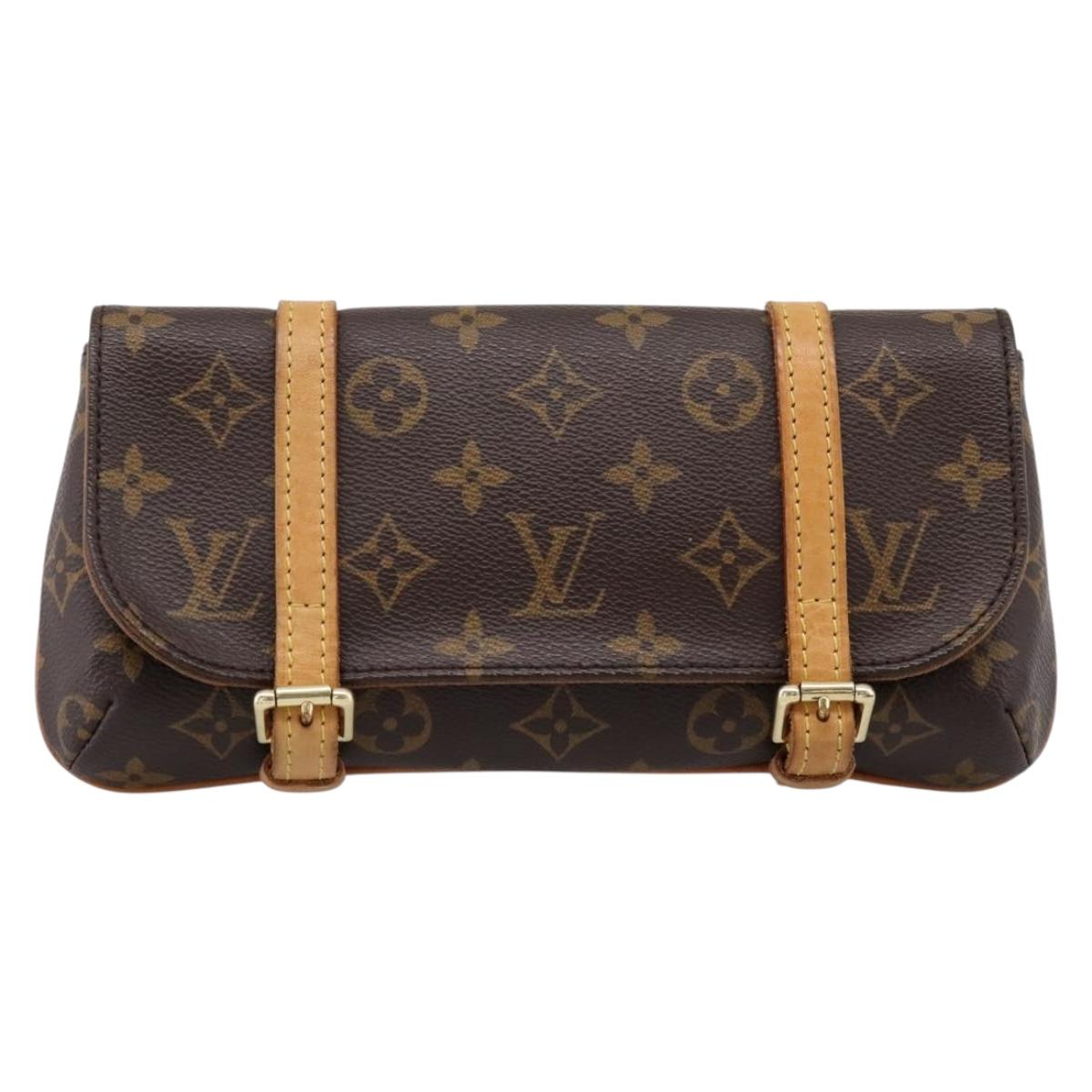 LOUIS VUITTON Monogram Pochette Marrell Waist bag M51159 LV Auth ka6017V