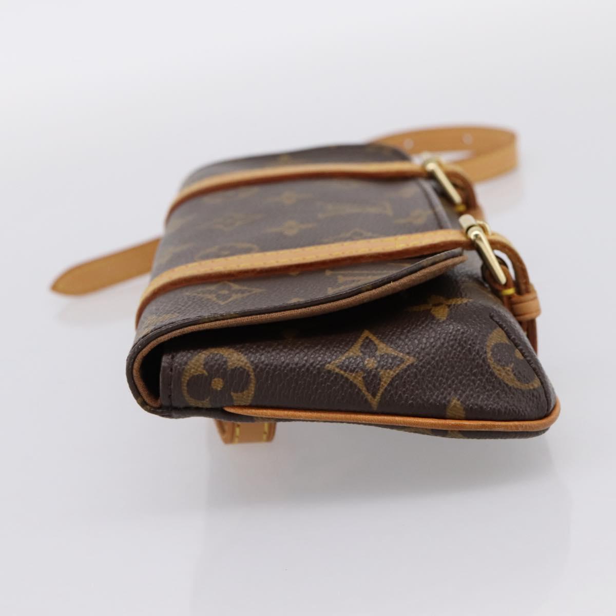 LOUIS VUITTON Monogram Pochette Marrell Waist bag M51159 LV Auth ka6017V