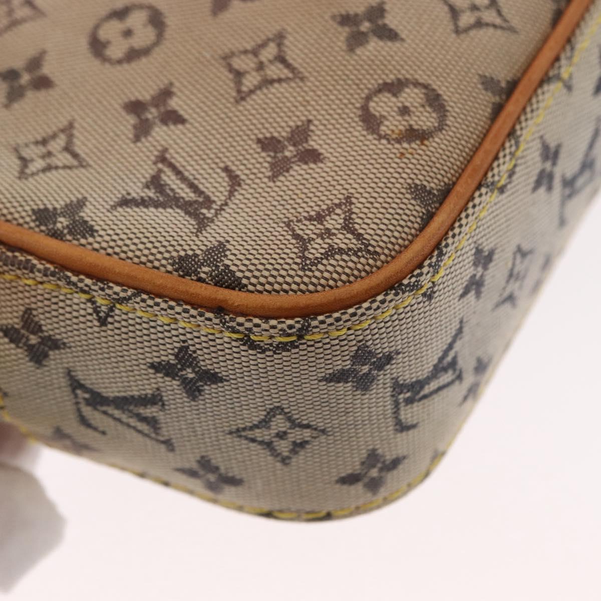 LOUIS VUITTON Monogram Mini Juliet MM Shoulder Bag Blue M92004 LV Auth ka602