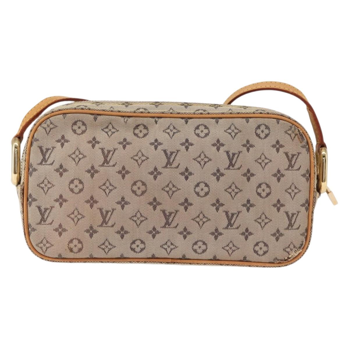 LOUIS VUITTON Monogram Mini Juliet MM Shoulder Bag Blue M92004 LV Auth ka602