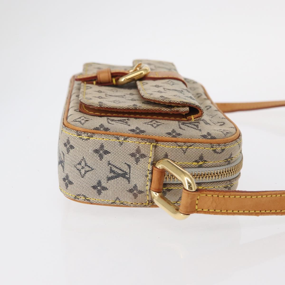 LOUIS VUITTON Monogram Mini Juliet MM Shoulder Bag Blue M92004 LV Auth ka602